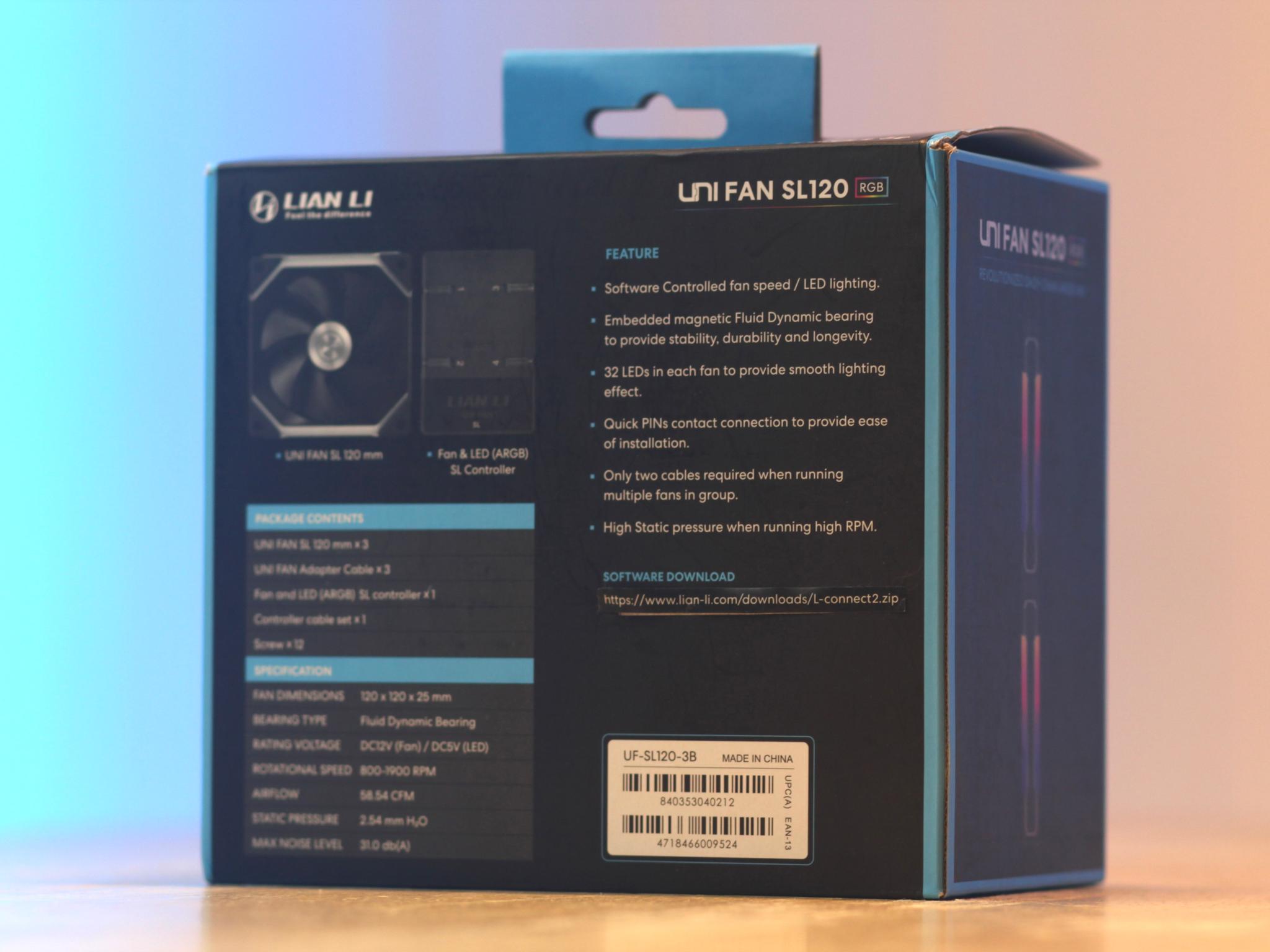 Lian Li UNI FAN SL120 3-Pack