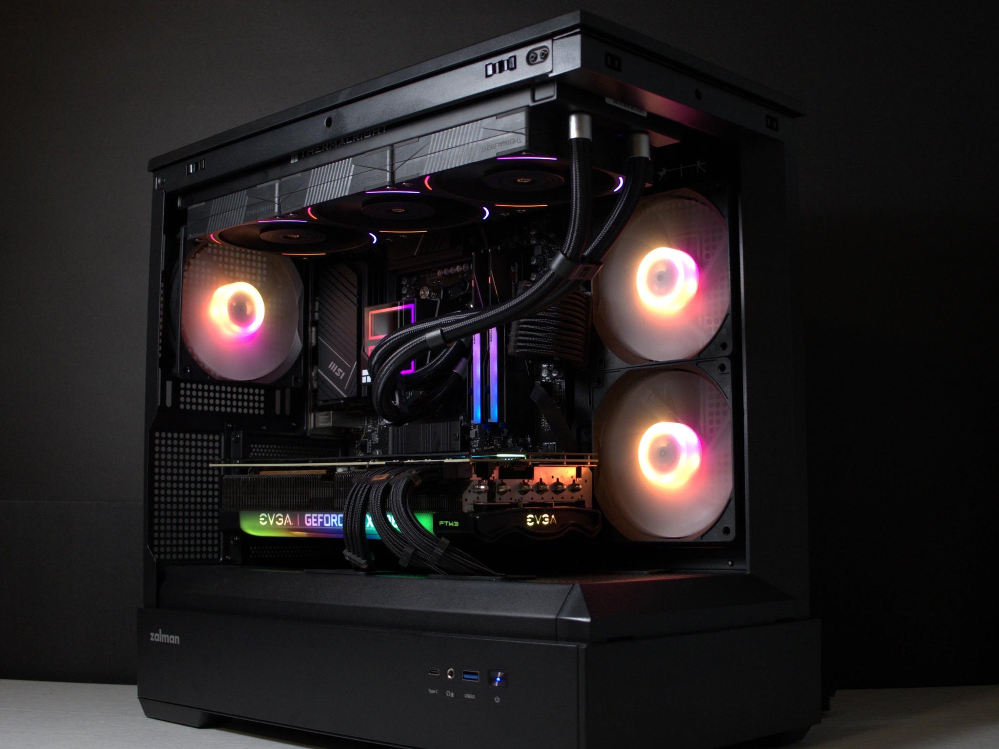 🔵BIG BLUE🔵 Gaming PC | AMD Ryzen 5 7600 | 32GB DDR5 | RTX 3080 | 1TB SSD | Win11 Home | Wi-Fi