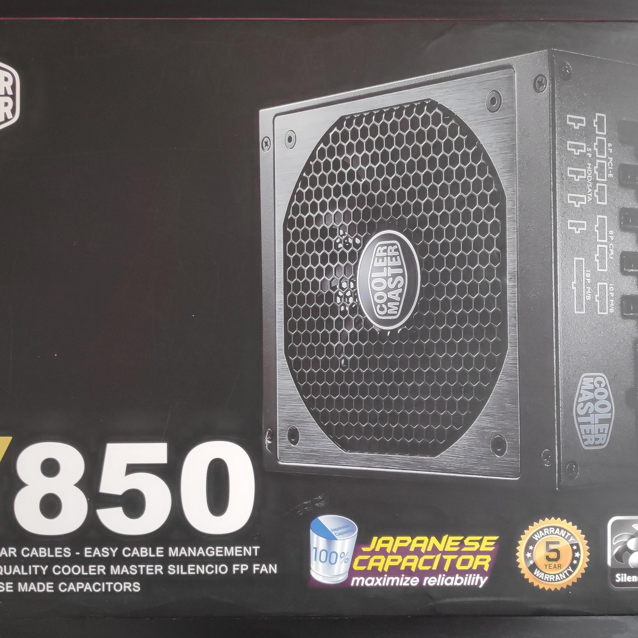 Cooler Master V850 Fully Modular 80 Plus Gold Power Supply