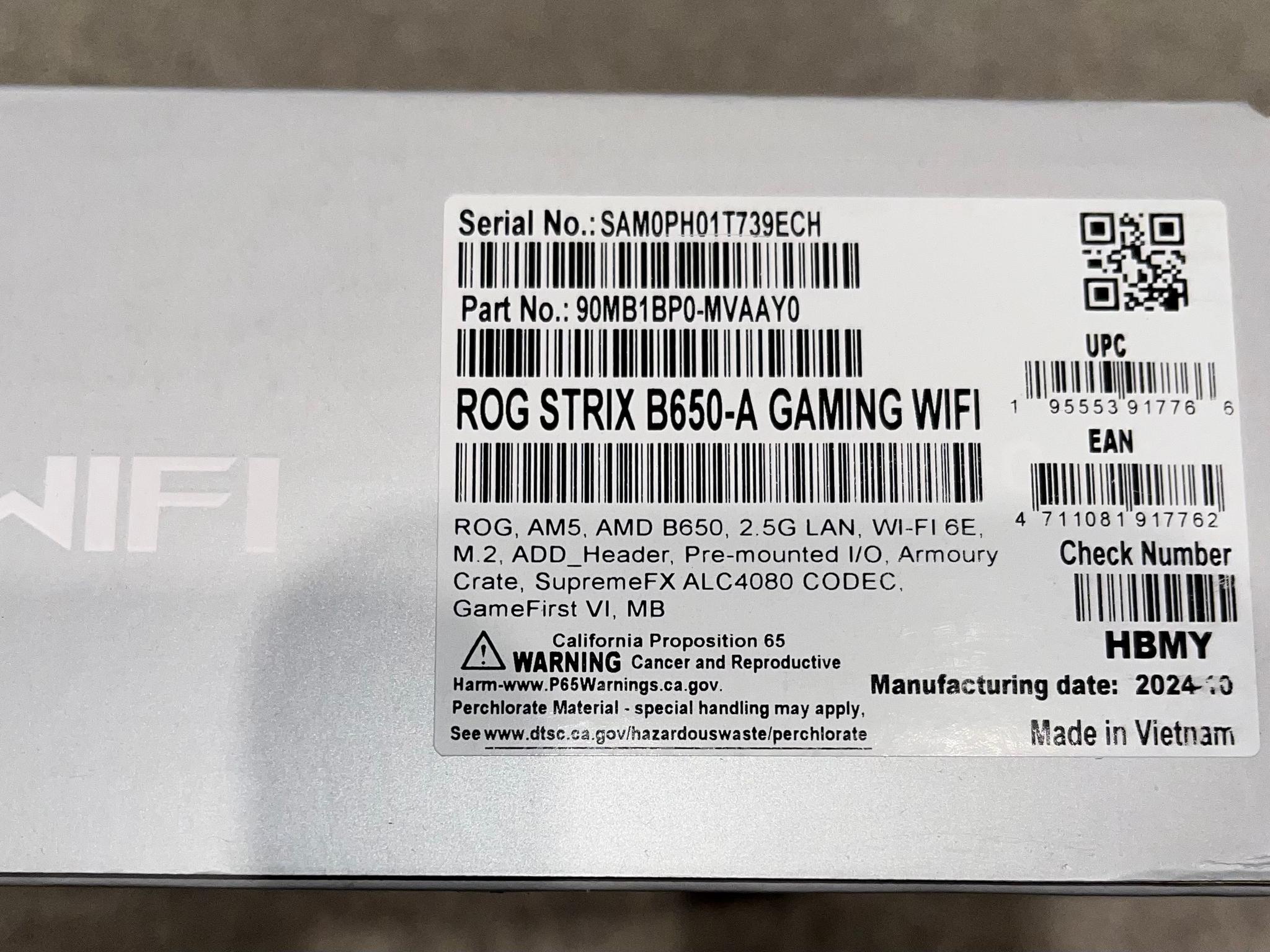 ASUS ROG STRIX B650-A GAMING WIFI - Image 2