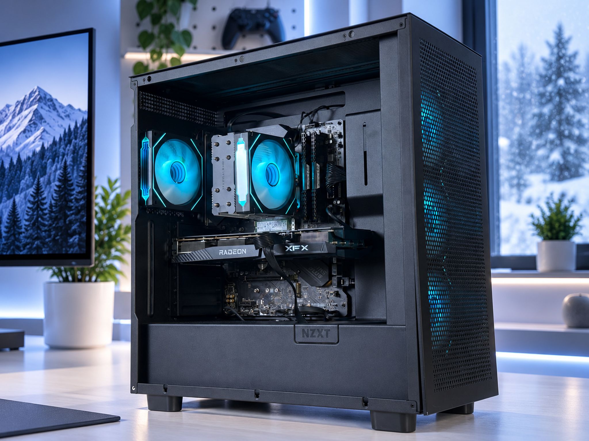 🏔️GLACIER Gaming PC | RX 6700 XT | Ryzen 7 5800X | 16GB RAM | 1TB NVME | WIFI + BT | FREE SHIPPING