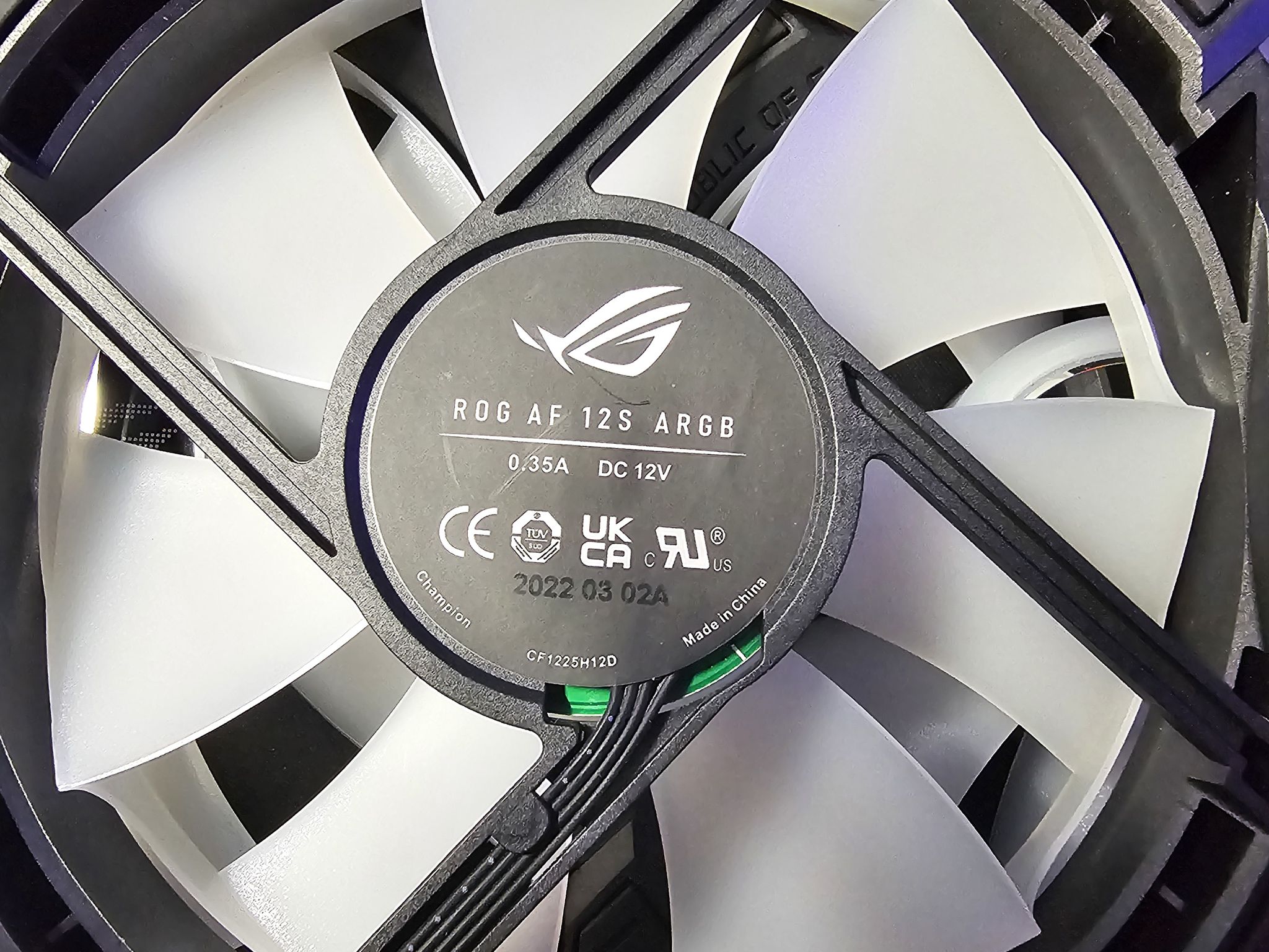 EVA01 Case Fans //  ASUS ROG AF 12S ARGB BLACK, Set of 3