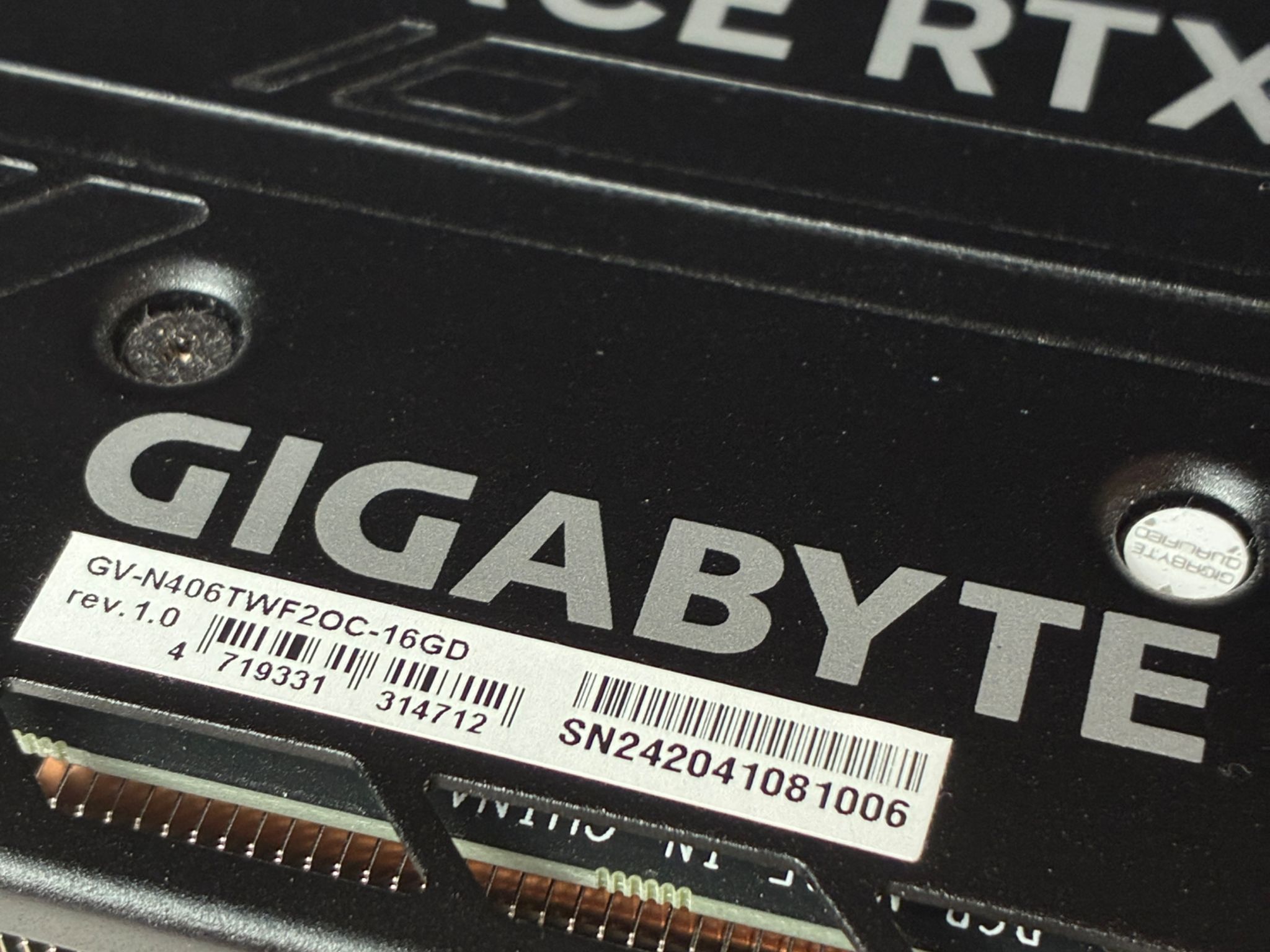 Gigabyte GeForce RTX 4060 Ti 16GB OC Graphics Card