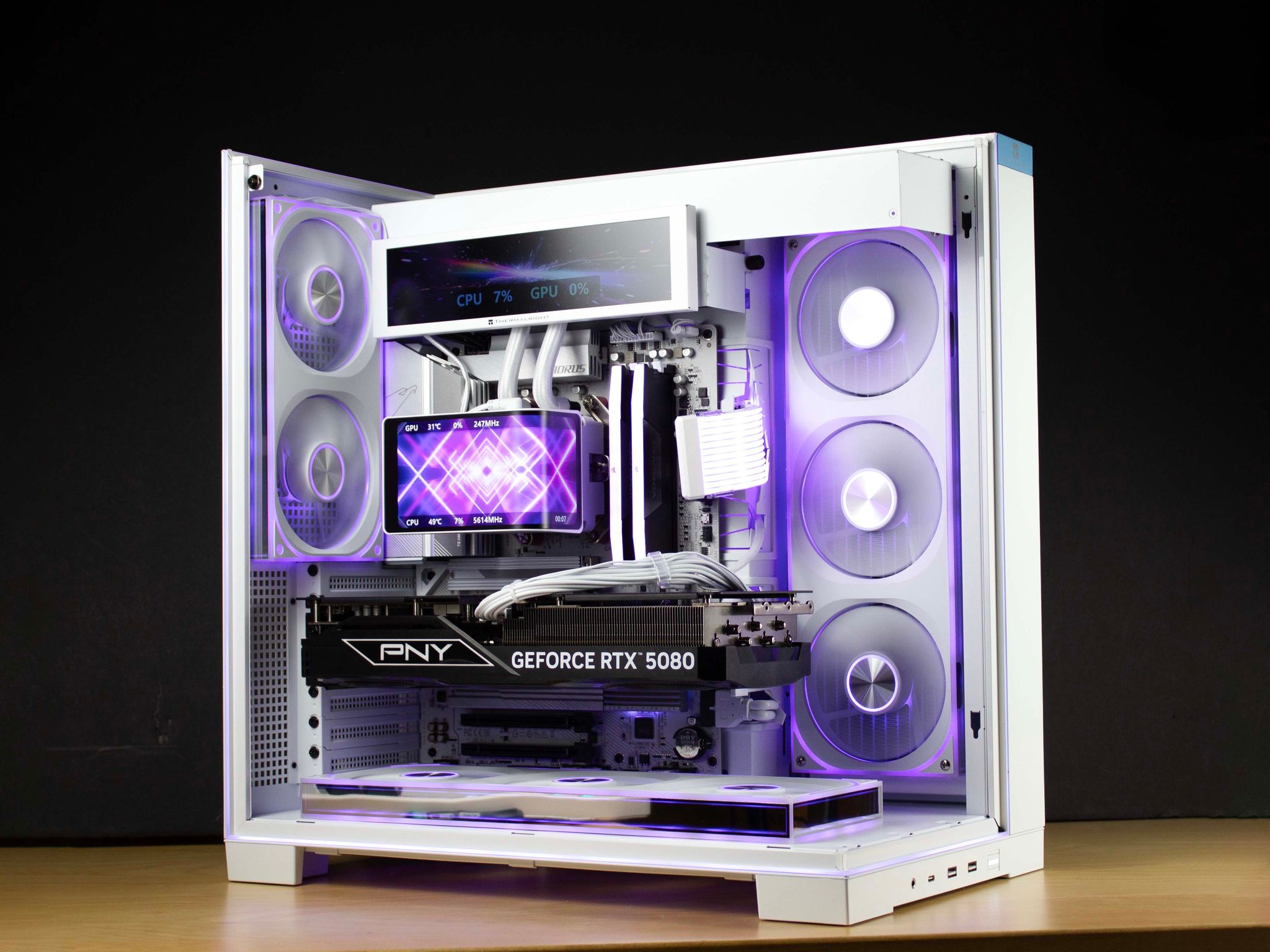 🧊⚡🗡️Polaris V2 - 4K ULTRA PC | RTX 5080 16GB, Ryzen 7 9850X3D, 64GB RAM, 4TB SSD | LCD Display🧊⚡