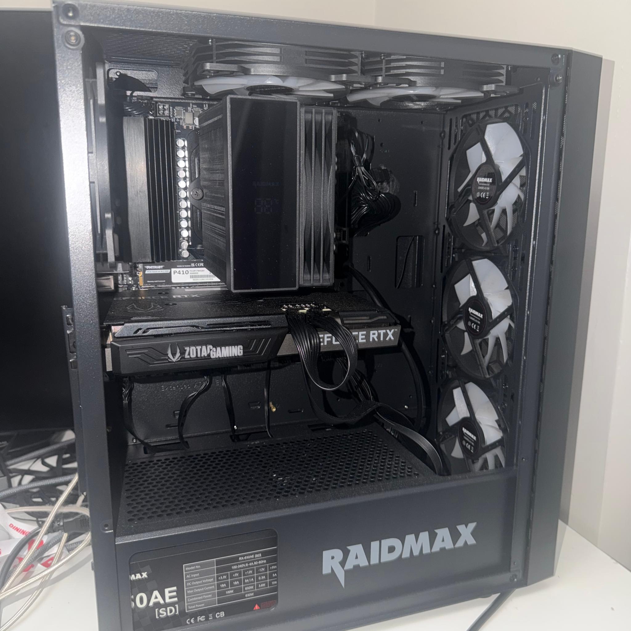 Custom Gaming PC | RTX 3070 OC, Ryzen 5 7500X3D, 16GB DDR5 RAM, 1TB NVMe SSD, WiFi 6E & BT