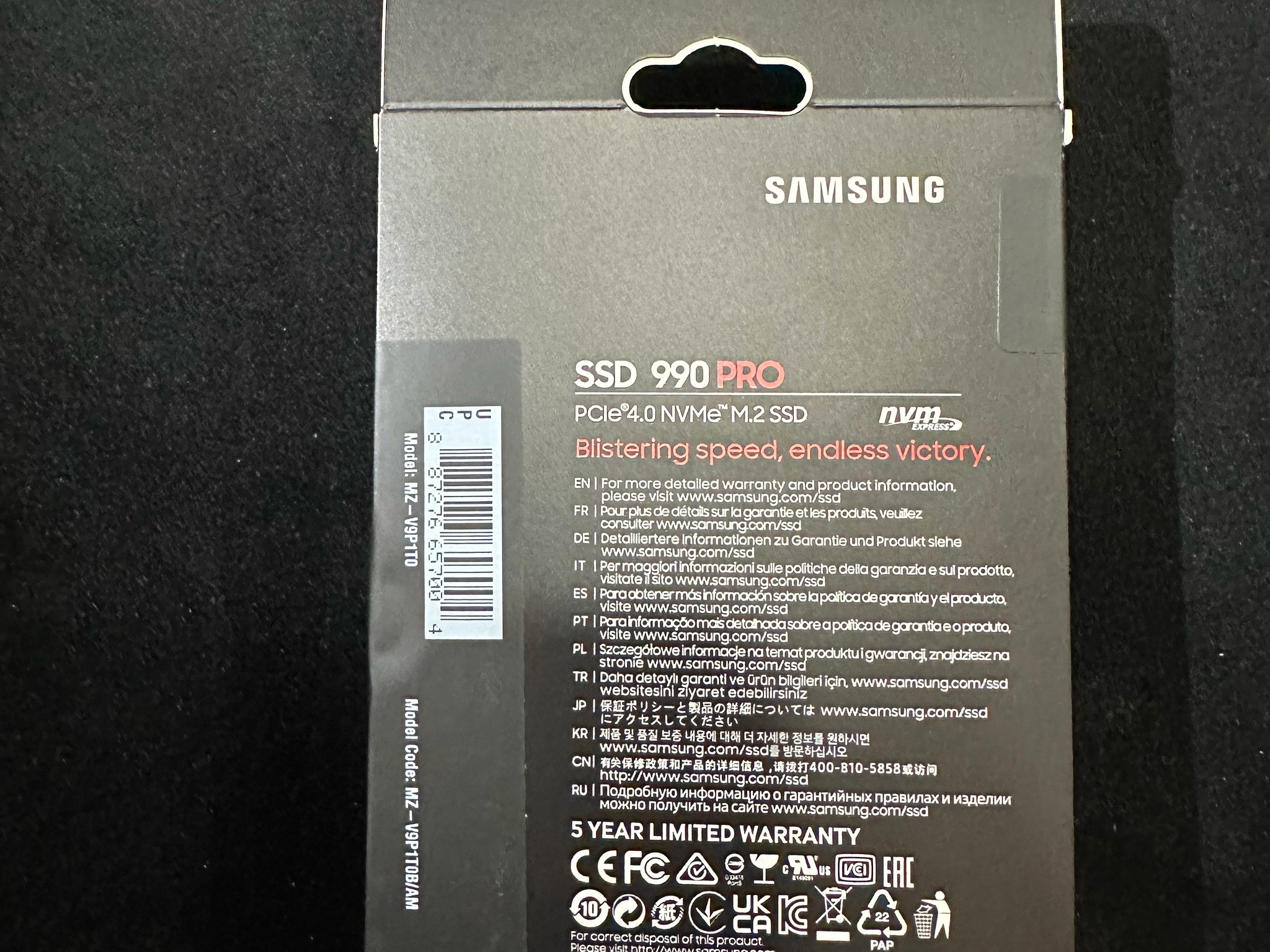 SAMSUNG 990 PRO SSD 1TB