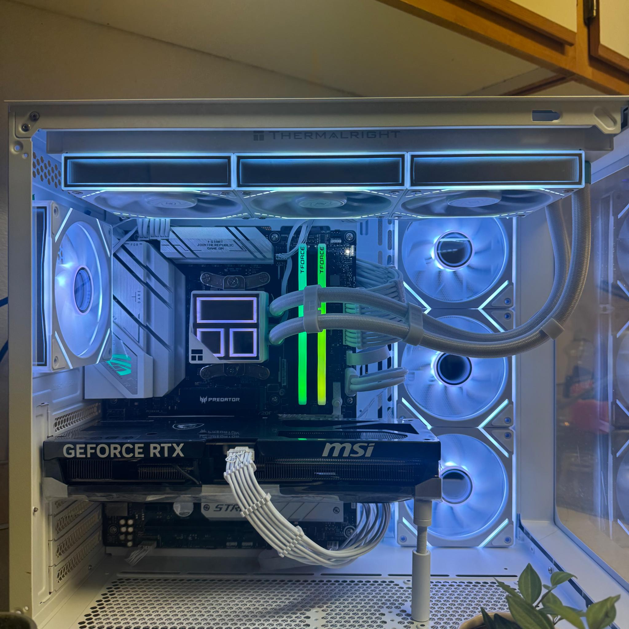 WHITE RTX 5080 GAMING PC | Ryzen 7 9800X3D | 32gb DDR5 RAM | 2tb SSD