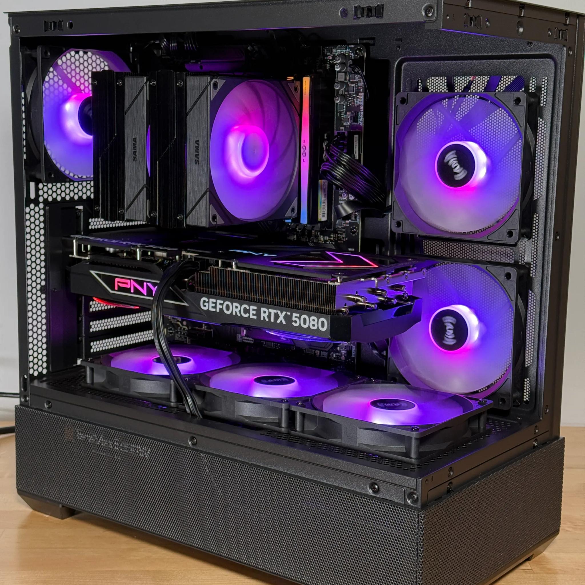 RTX 5080 Ryzen 9800X3D 64GB DDR5 4TB NVME GAMING PC