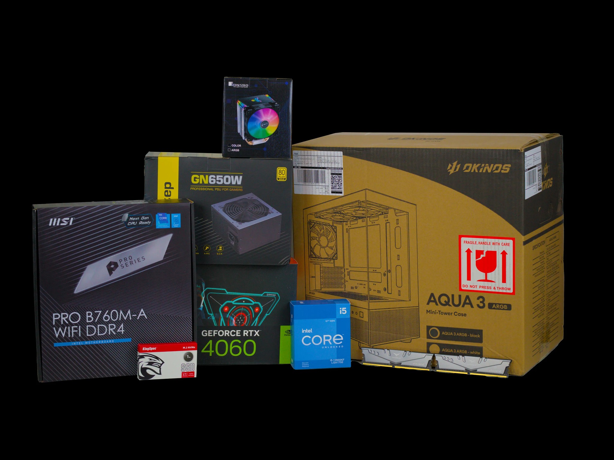 *Final Price* RTX 4060 | i5-12600KF | 16GB RAM | 1TB SSD - DeepHuo Brand NEW Pre-Built PC