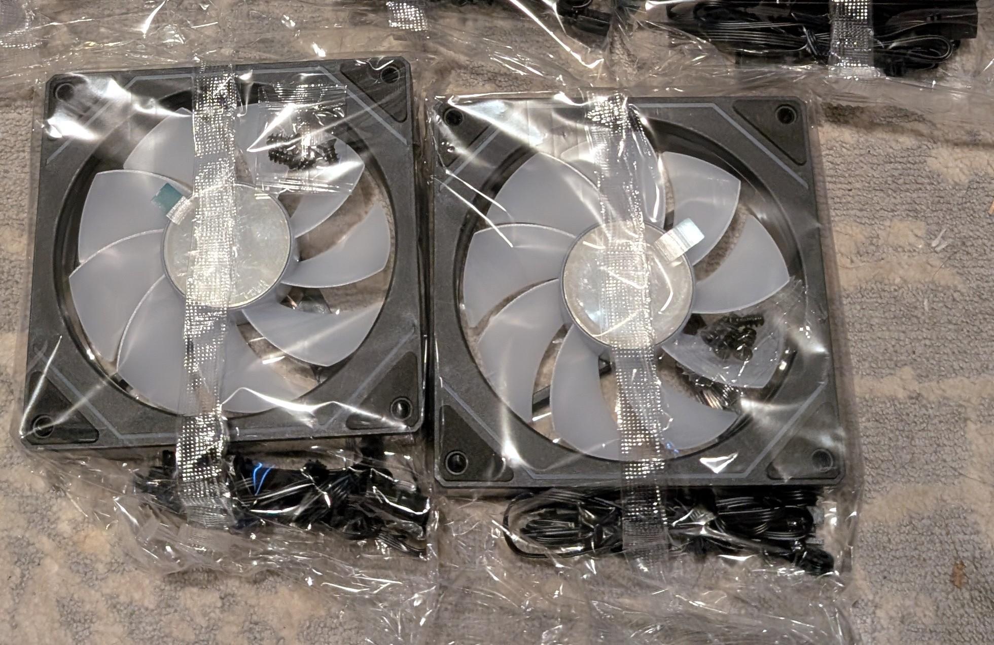 2 reverse infinity fans