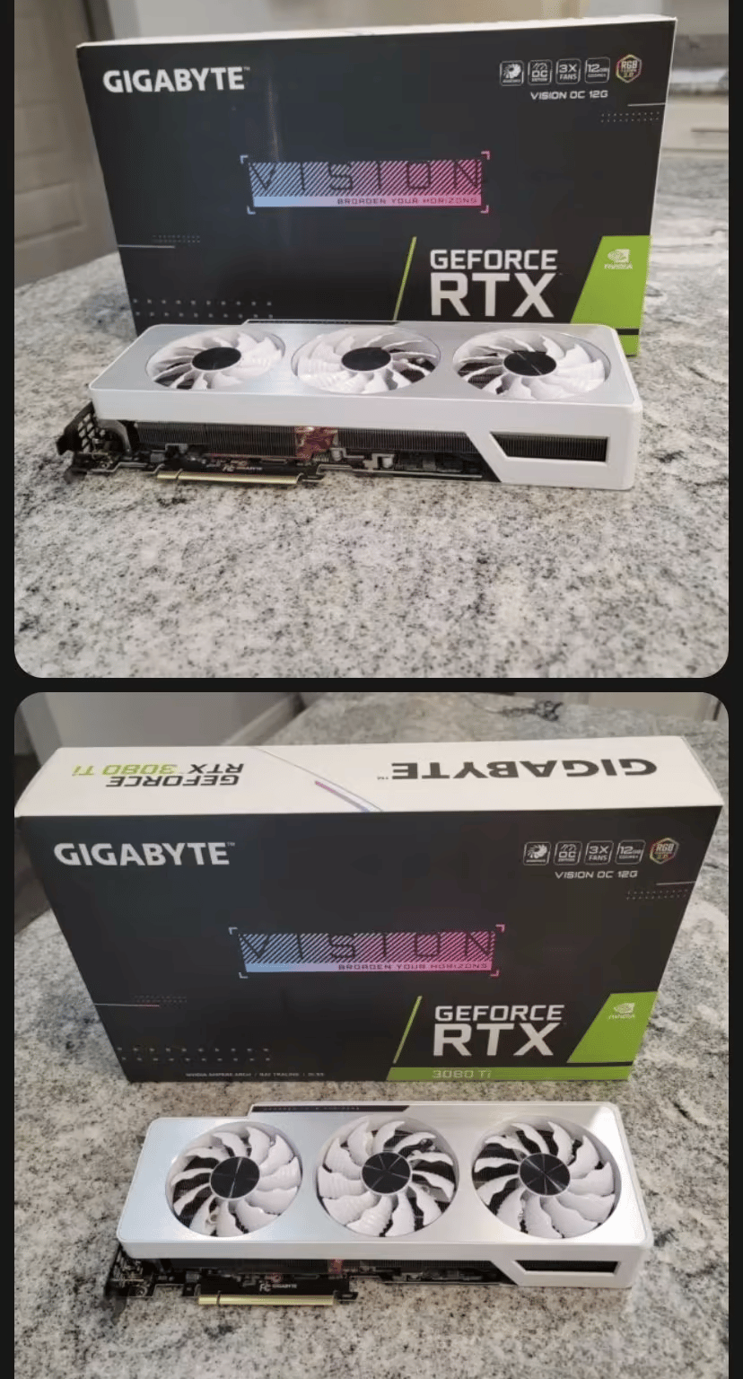 Gigabyte 3080ti Vision Overclocked 