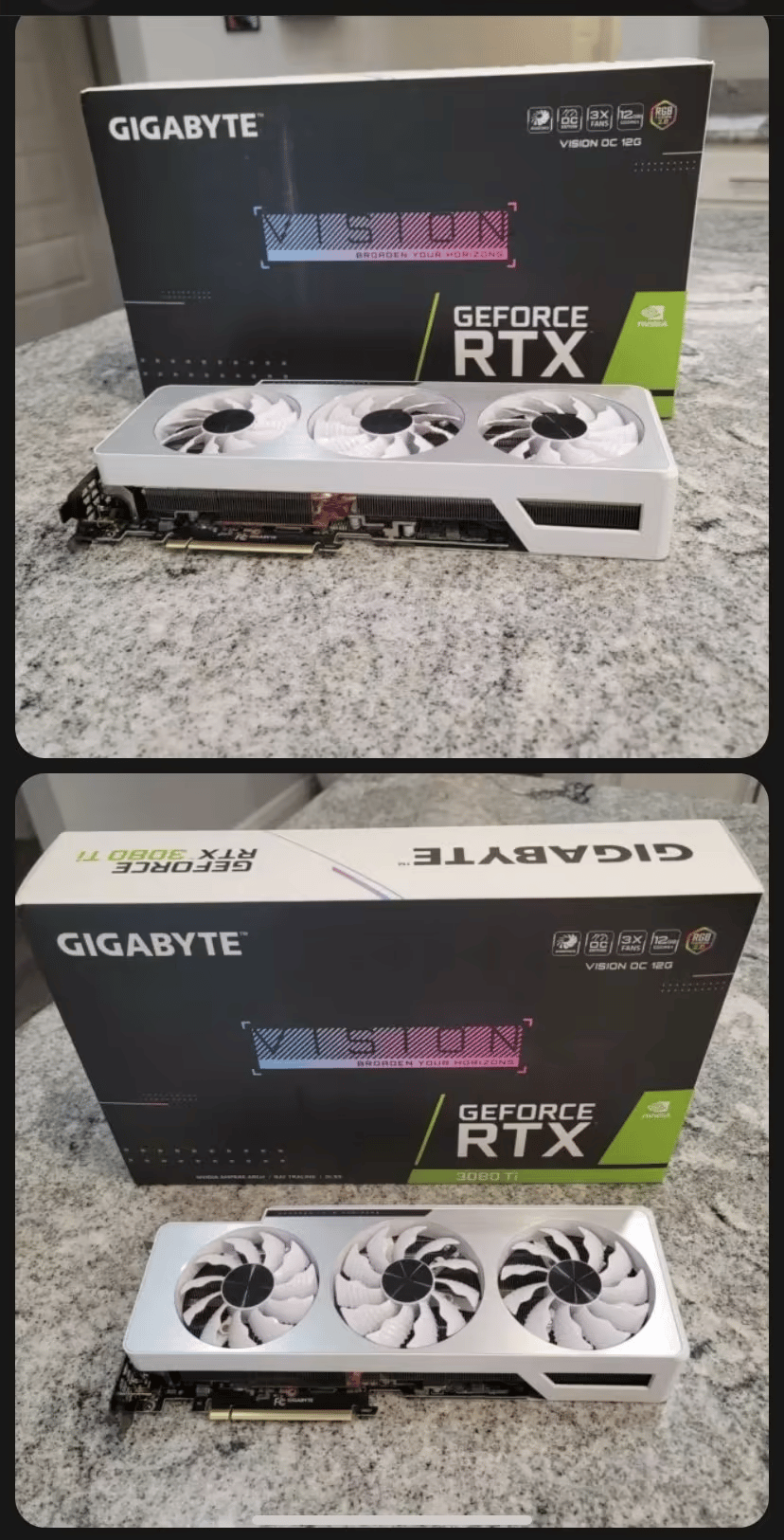 Gigabyte 3080ti Vision Overclocked 