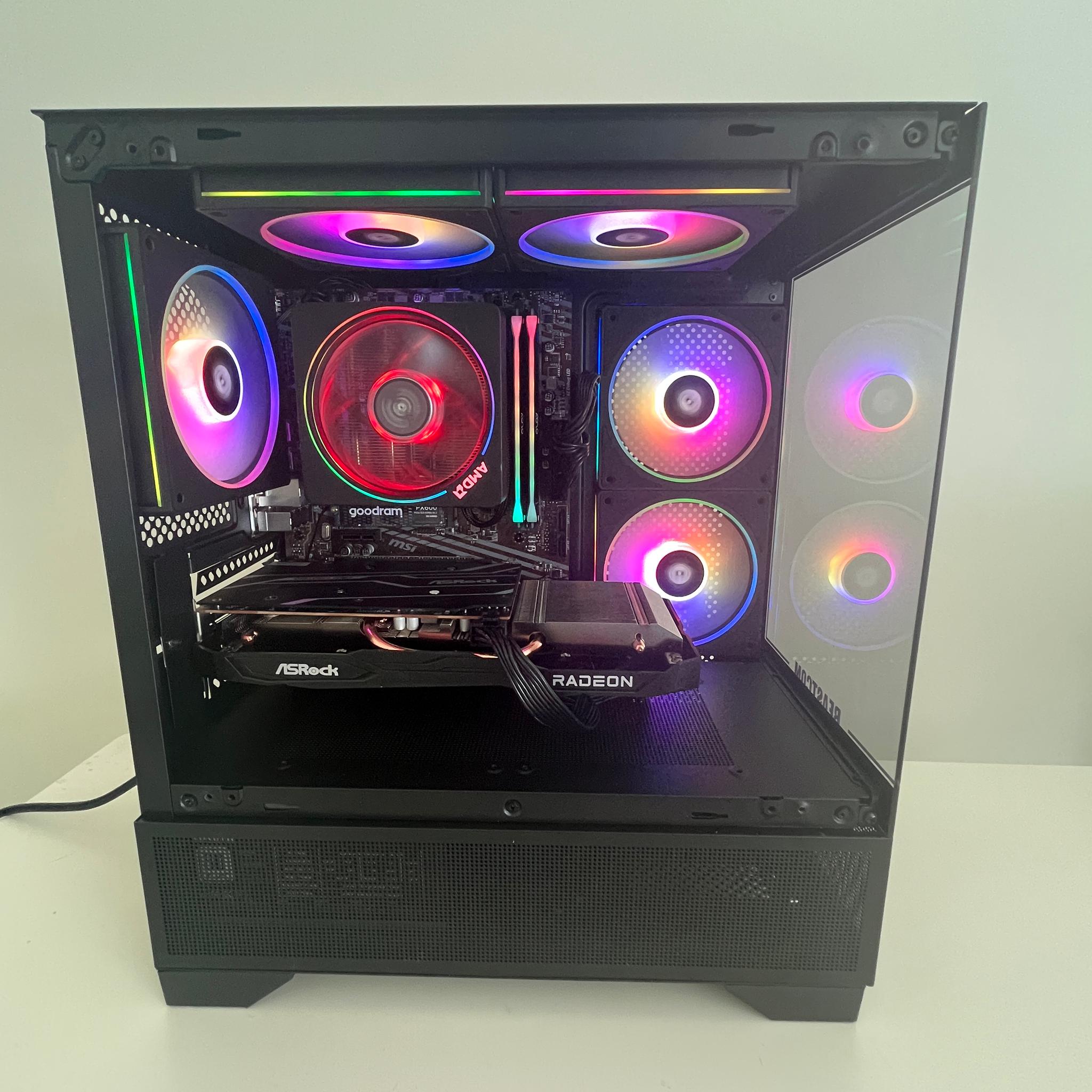 GAMING PC RYZEN 5 | RX 6600 | 1TB SSD | 16GB RAM | WINDOWS 11 | WIFI & BT