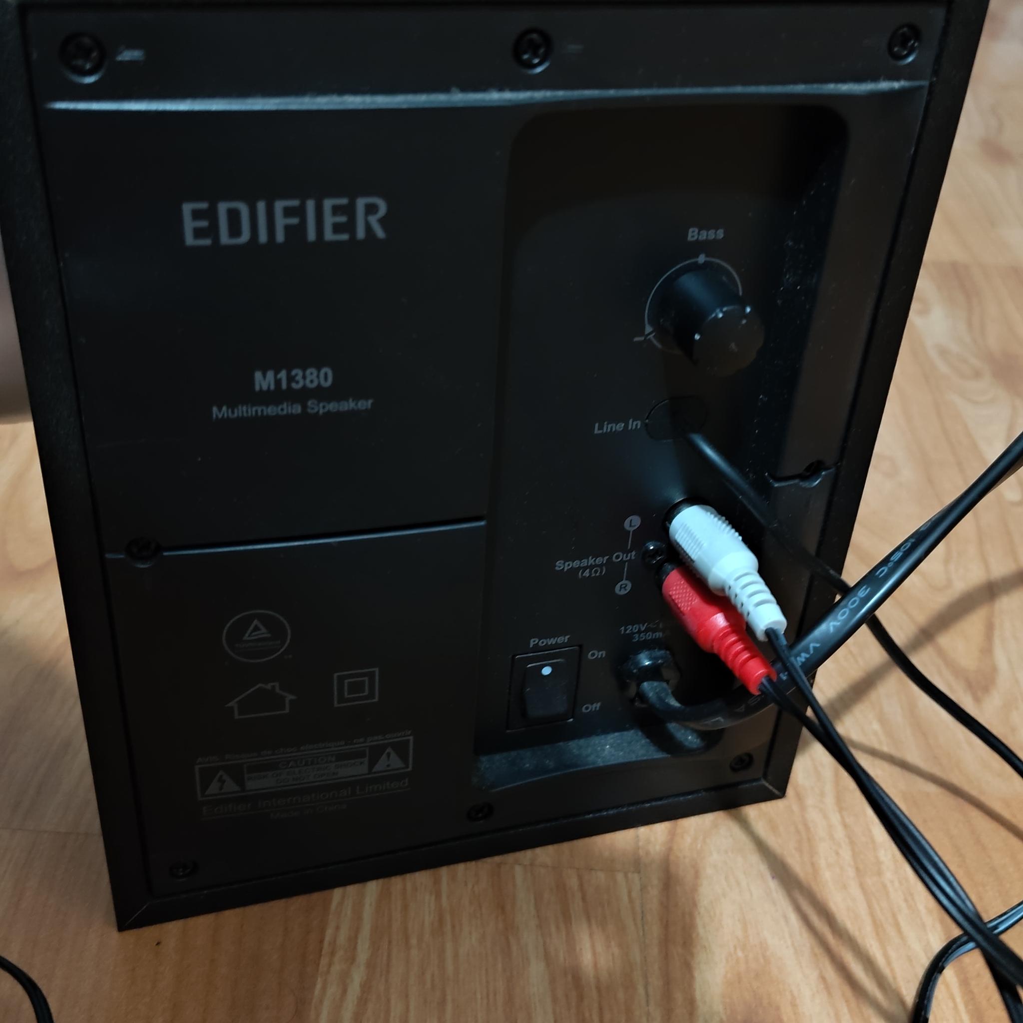 Edifier M1380 Black 2.1 28W Multimedia Speaker System