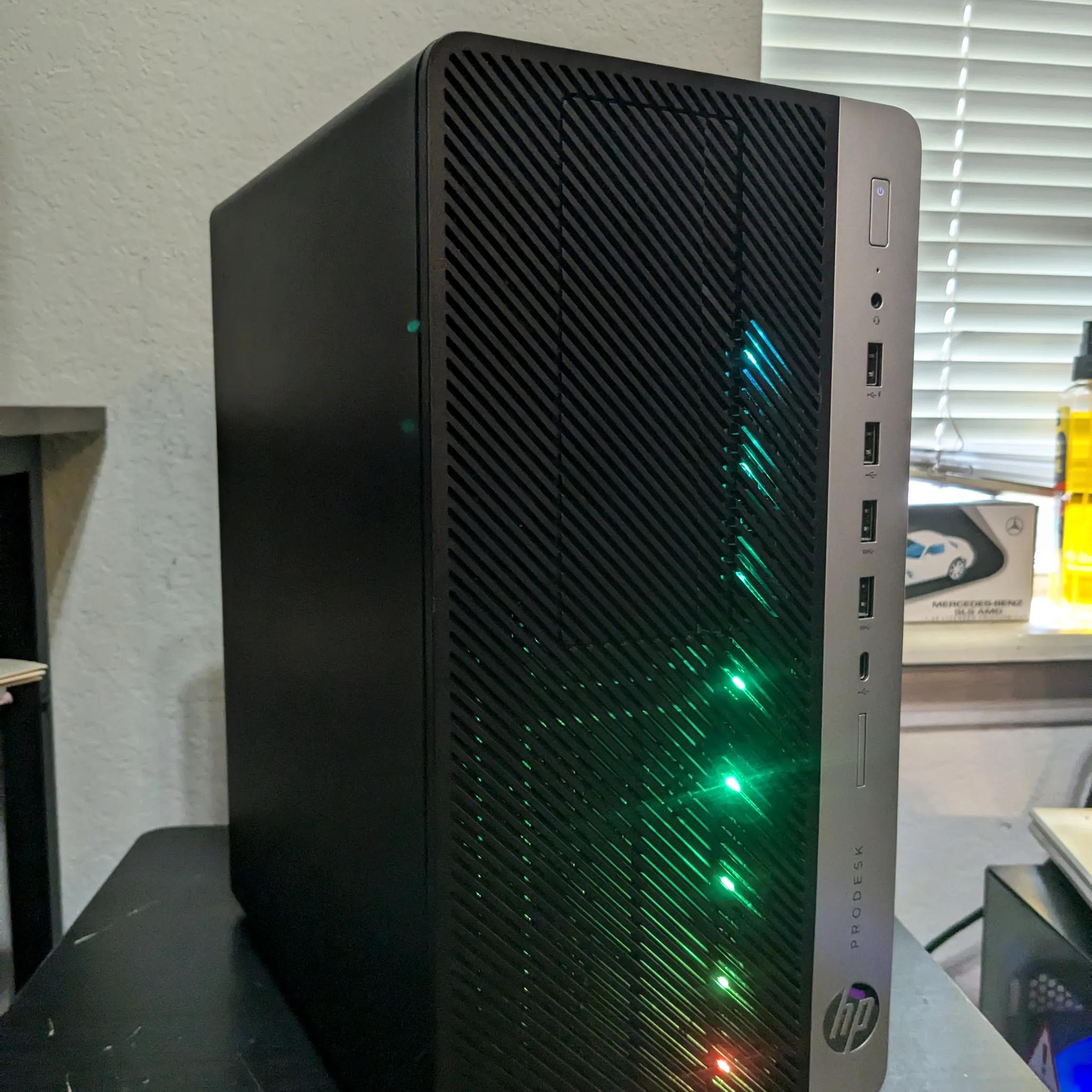 FREE SHIP ~ Intel Dual Core, 12GB RAM, AMD 4GB GPU, 256GB SSD + 1TB HDD, Wifi, aRGB, Win11