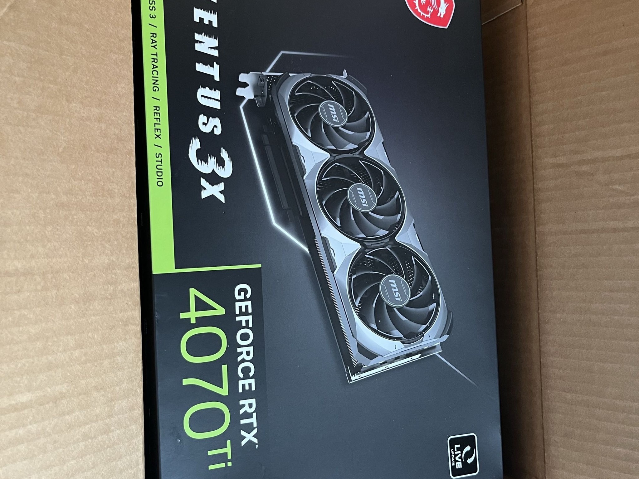 MSI Ventus GeForce RTX 4070 Ti 12GB