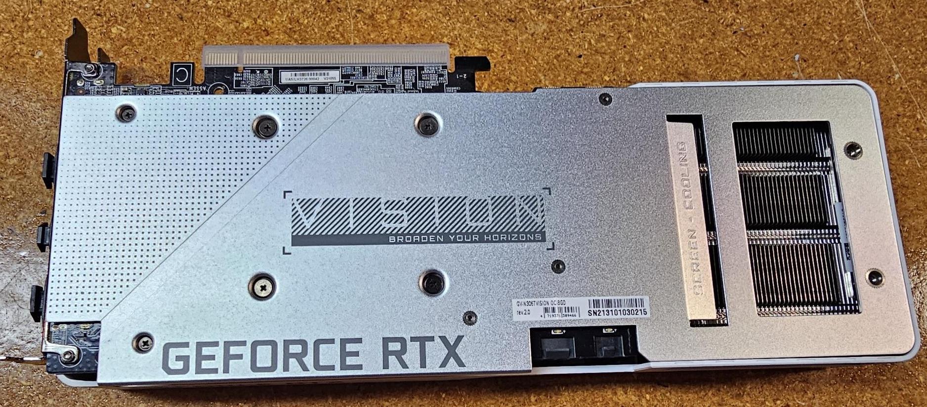 Gigabyte GeForce RTX™ 3060 Ti VISION OC 8G