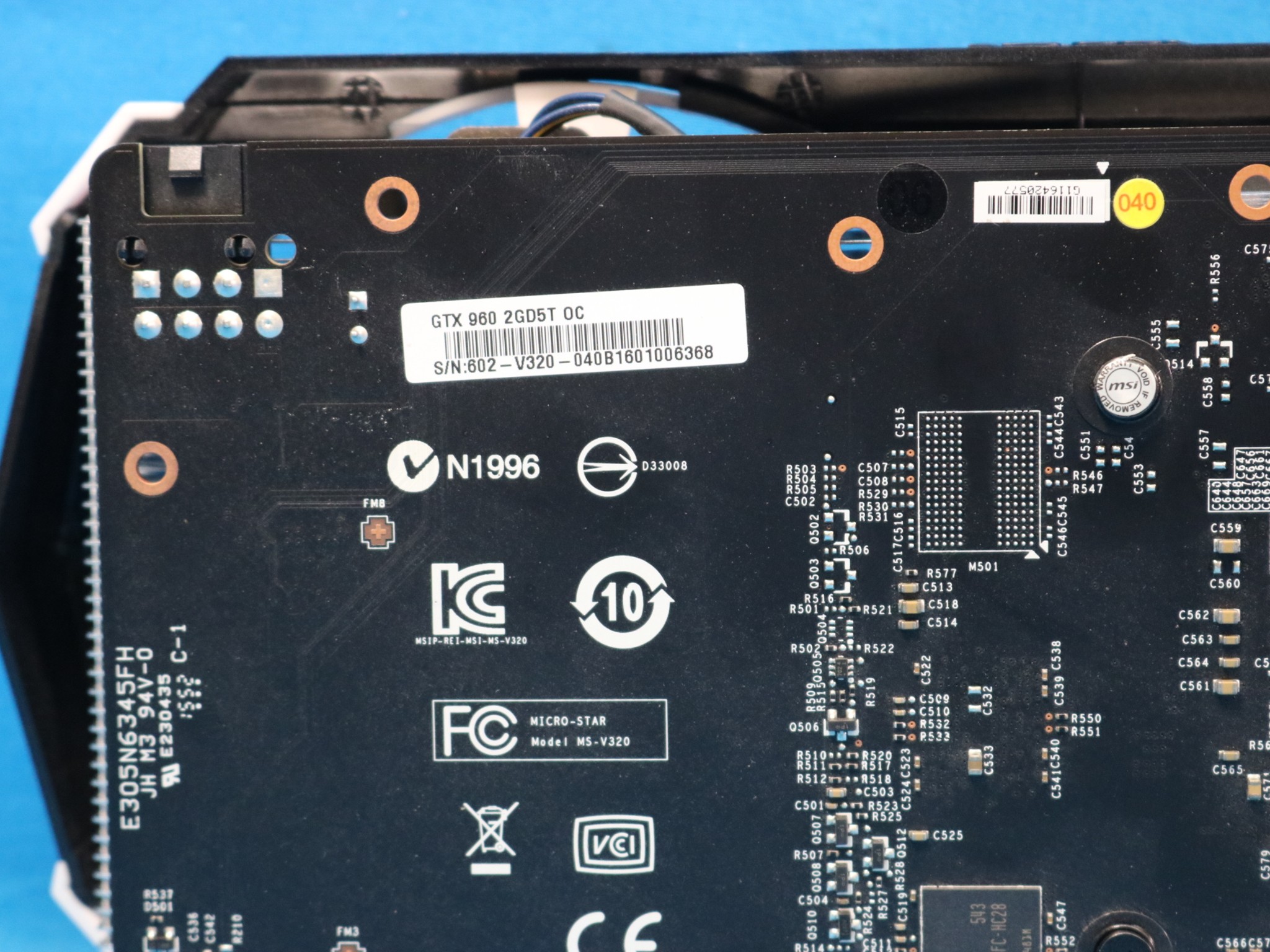 MSI NVIDIA GeForce GTX 960 OC 2GB GDDR5 PCIe 3.0 x16 Desktop GPU - 4151254102