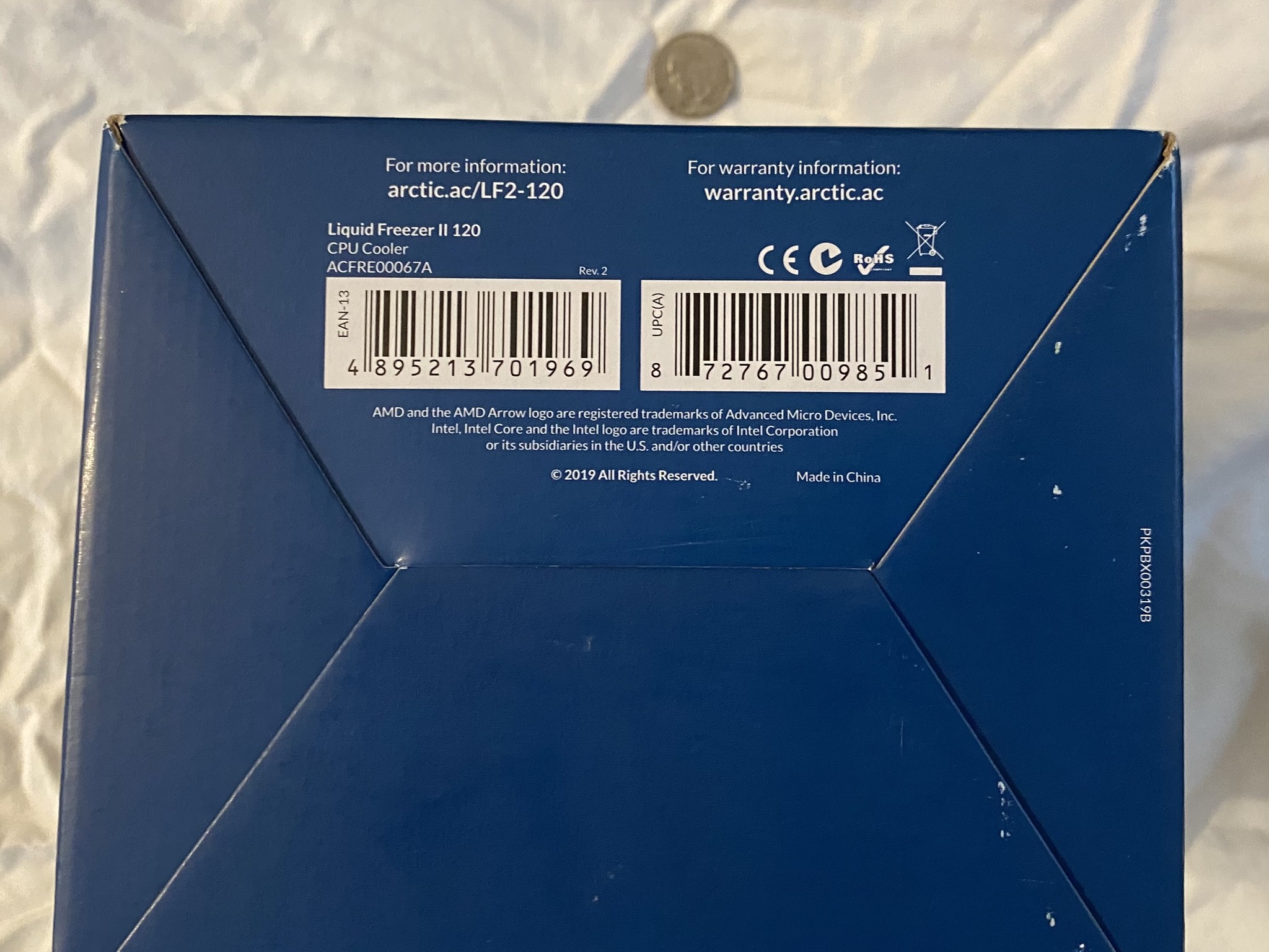 Arctic Liquid Freezer II 120mm AIO - Never Run - Case Space Issue - Like New