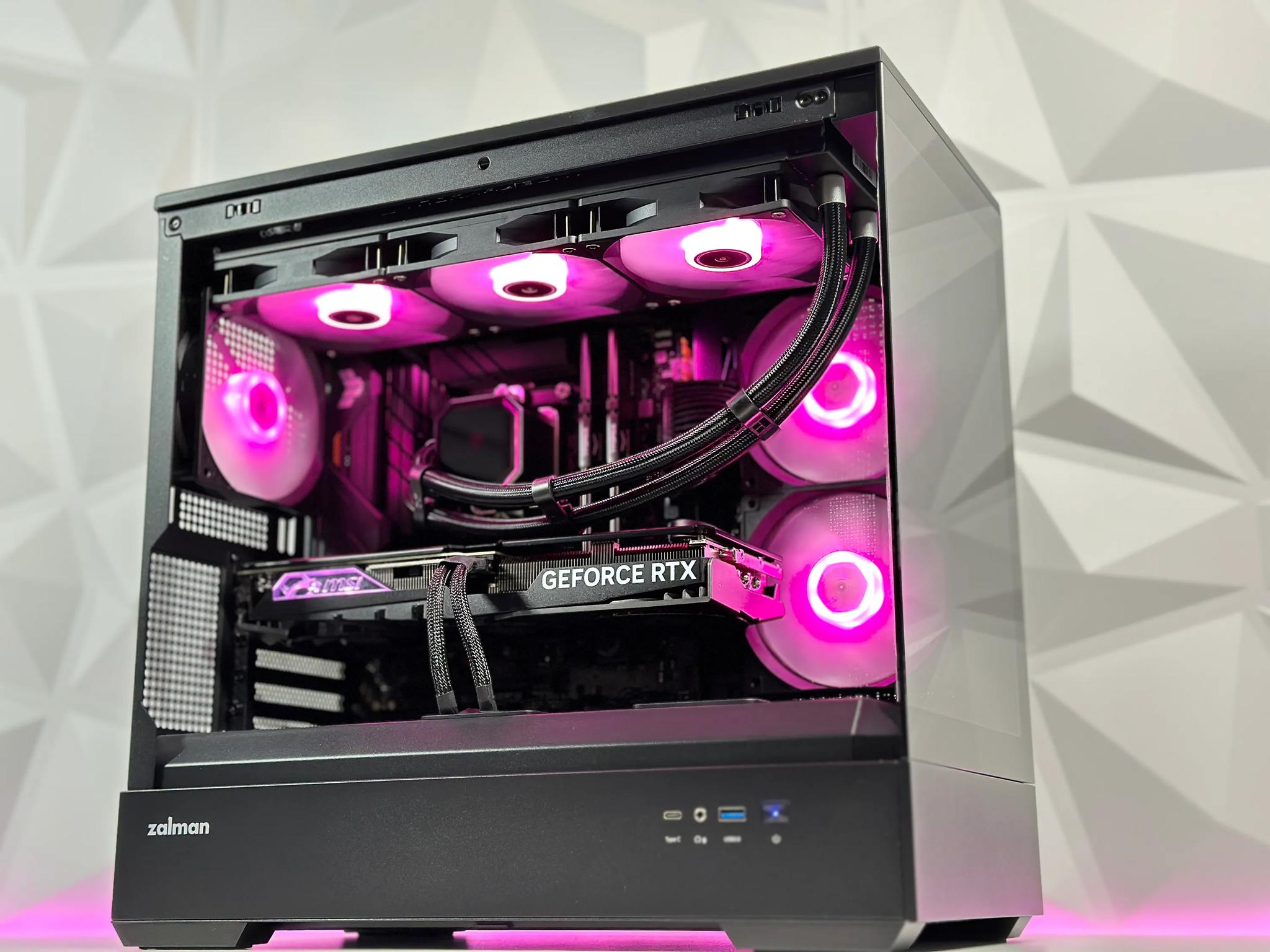 🌃🦇The Dark Knight 🦇Liquid Cooled Gaming PC🦇Nvidia RTX 4070 12GB🦇Intel  12600KF🦇32GB DDR4🦇1TB