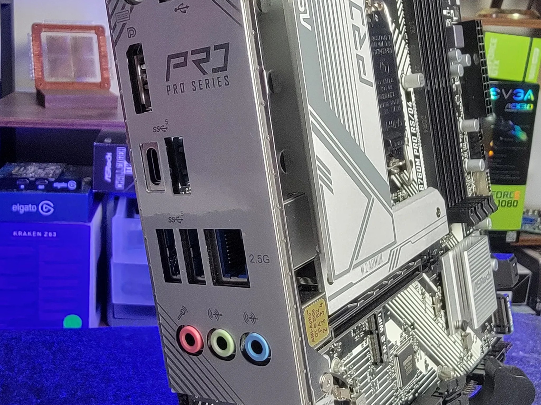 ASRock B760M Pro RS/D4 Motherboard for Intel 12th 13th and 14th Generation CPUs (LGA1700)