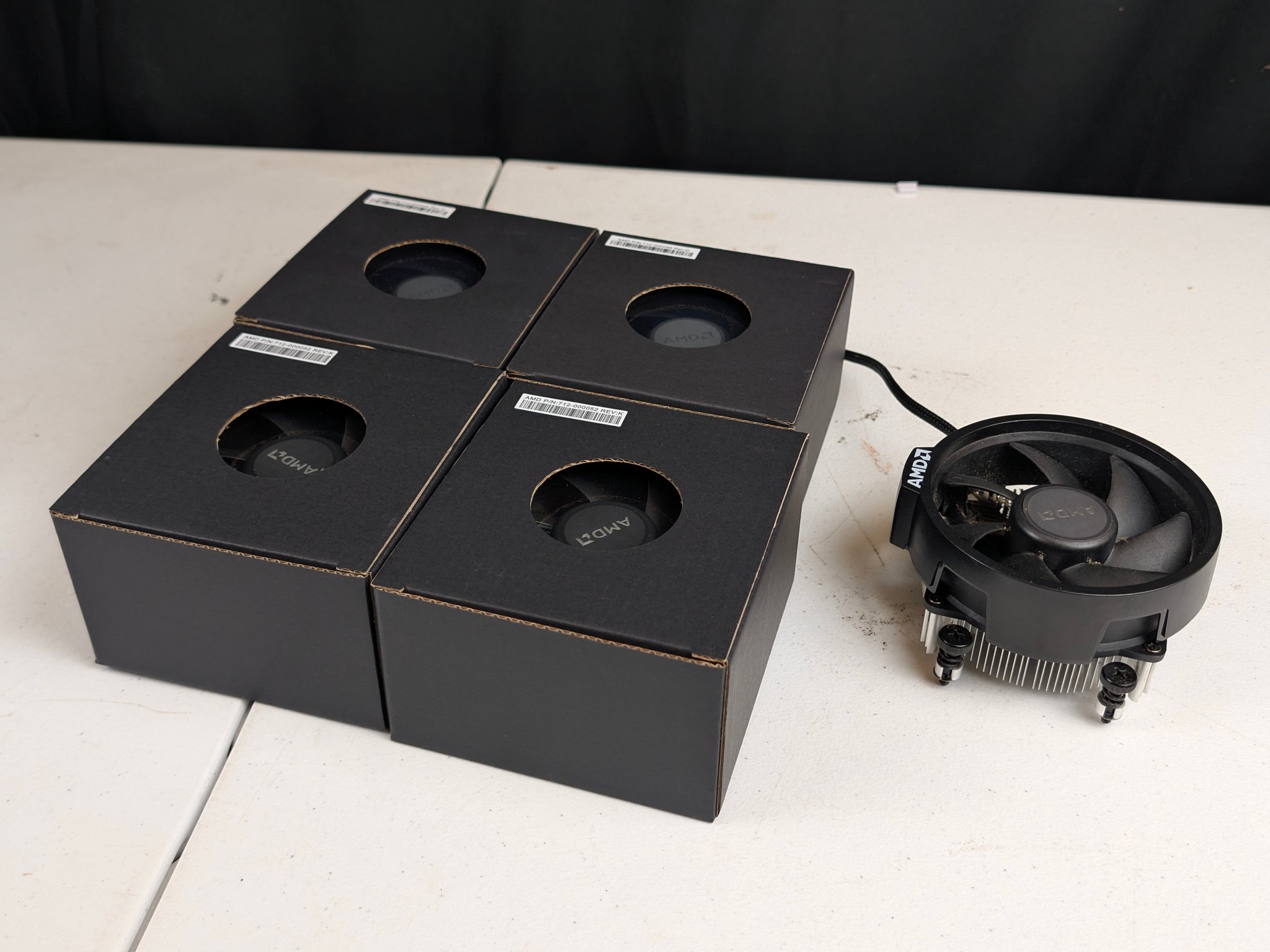 Lot of 5 Wraith Stealth AMD CPU Coolers