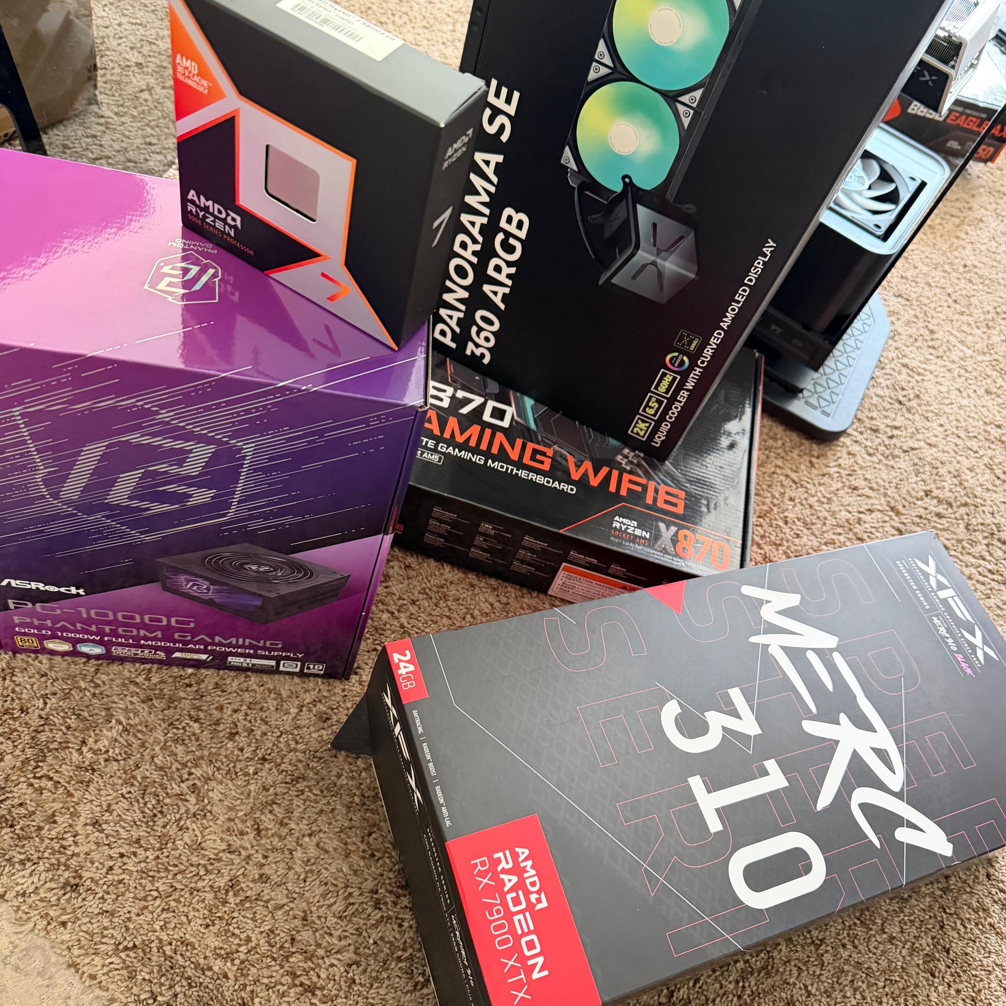 PREMIUM 4K GAMING PC | RYZEN 7 9800X3D | RX 7900 XTX 24GB | 32GB DDR5 | 5TB STORAGE | TRYX PANORAMA