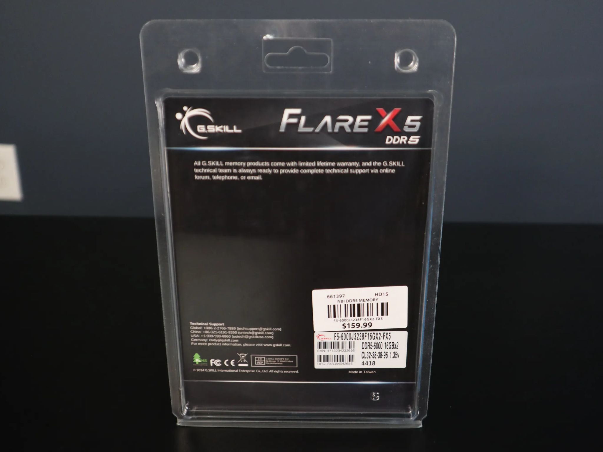 G.SKILL RIPJAWS X5 | DDR5 | 32GB | 6000 | CL32 | AMD EXPO | BRAND NEW