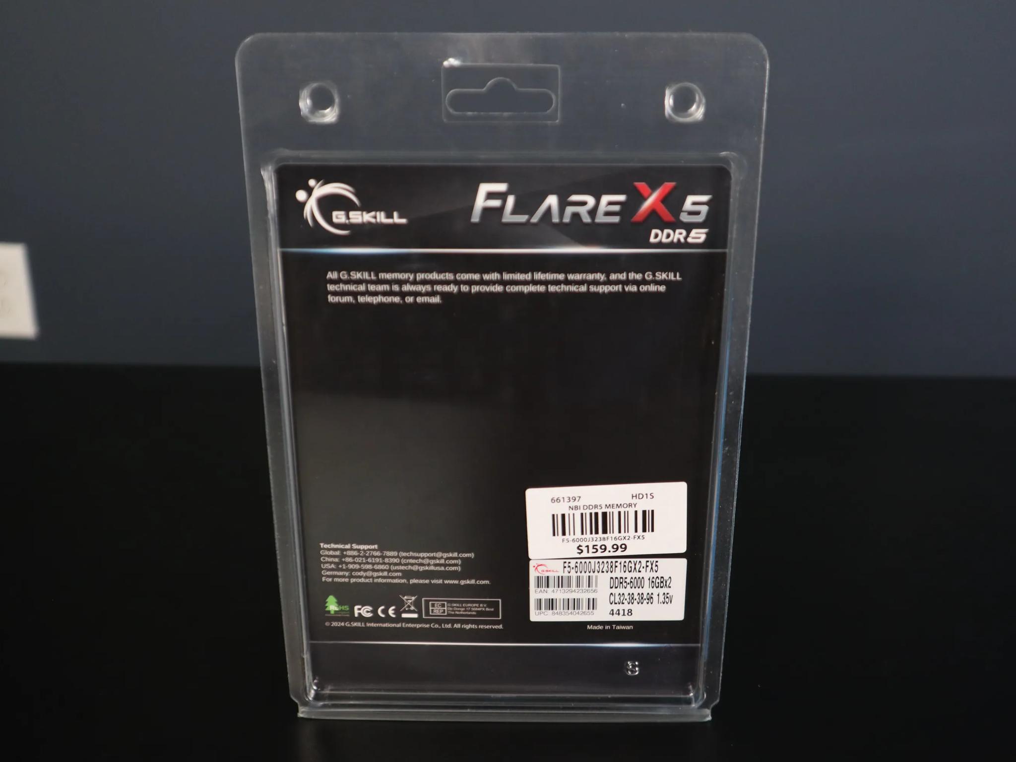 G.SKILL RIPJAWS X5 | DDR5 | 32GB | 6000 | CL32 | AMD EXPO | BRAND NEW