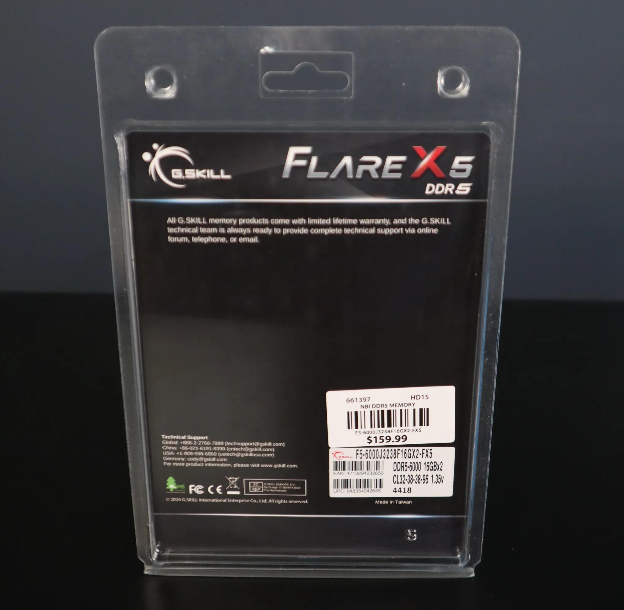 G.SKILL RIPJAWS X5 | DDR5 | 32GB | 6000 | CL32 | AMD EXPO | BRAND NEW
