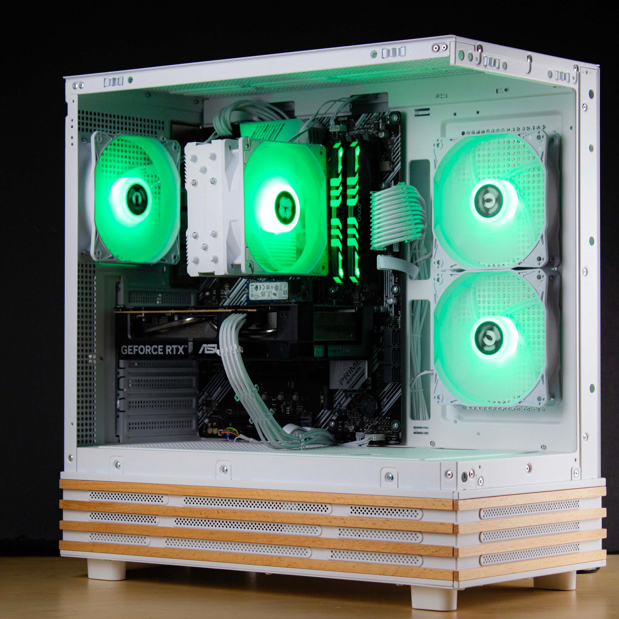 🧊❄️🧊 White Gaming PC – RTX 5060, Ryzen 5 5600, 16GB RAM, 1TB SSD - WiFi, BlueTooth 🧊❄️🧊