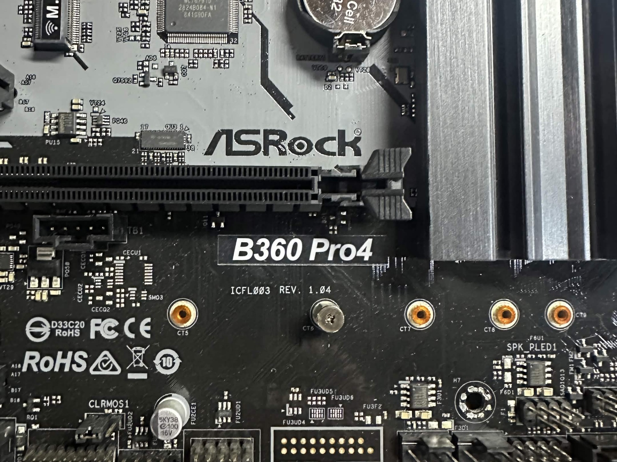 Asrock B360 Pro4 ATX Motherboard BENT/BROKEN PINS NOT WORKING
