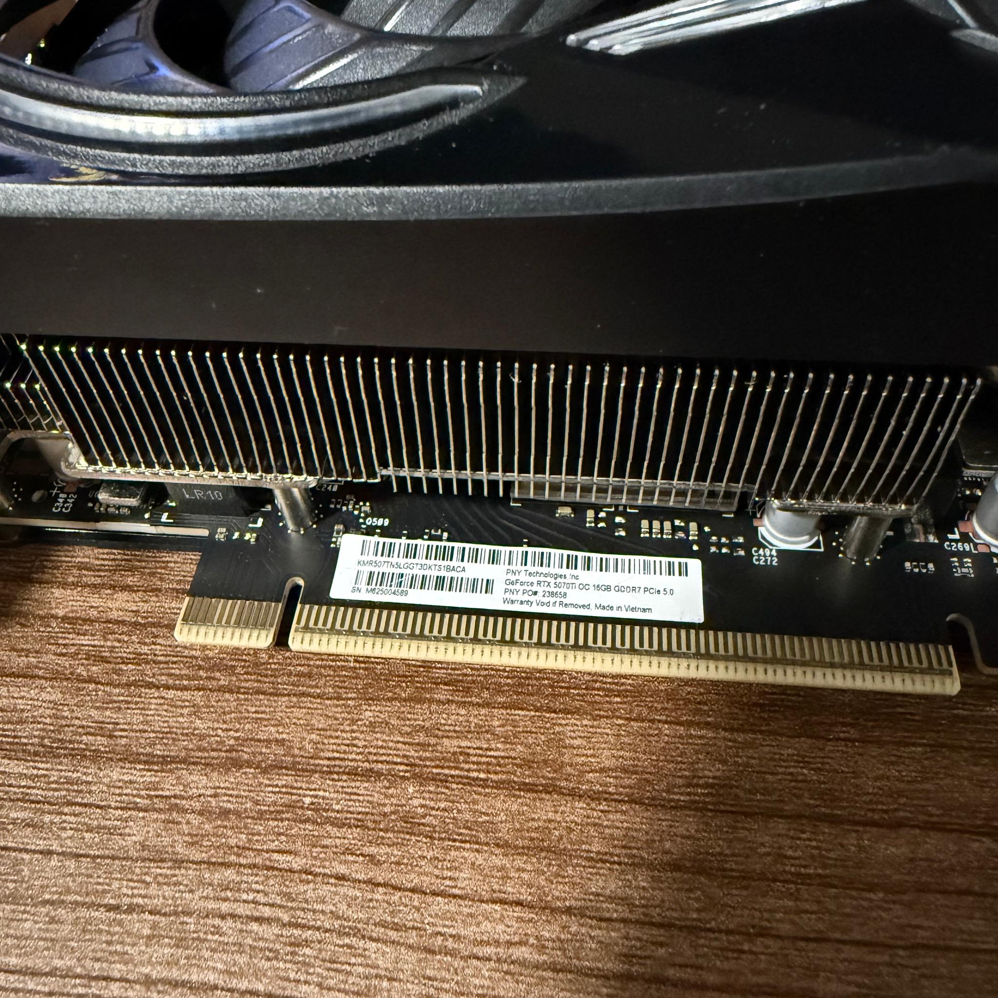 PNY Nvidia GeForce RTX 5070 ti OC