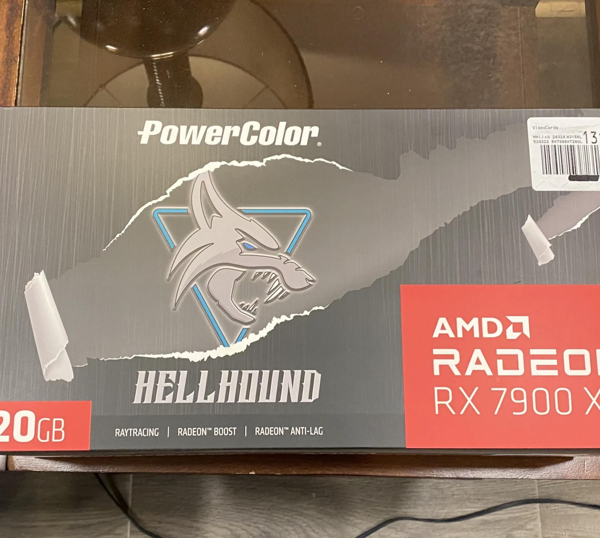 Powercolor Hellhound RTX 7900 XT 20G Videocard