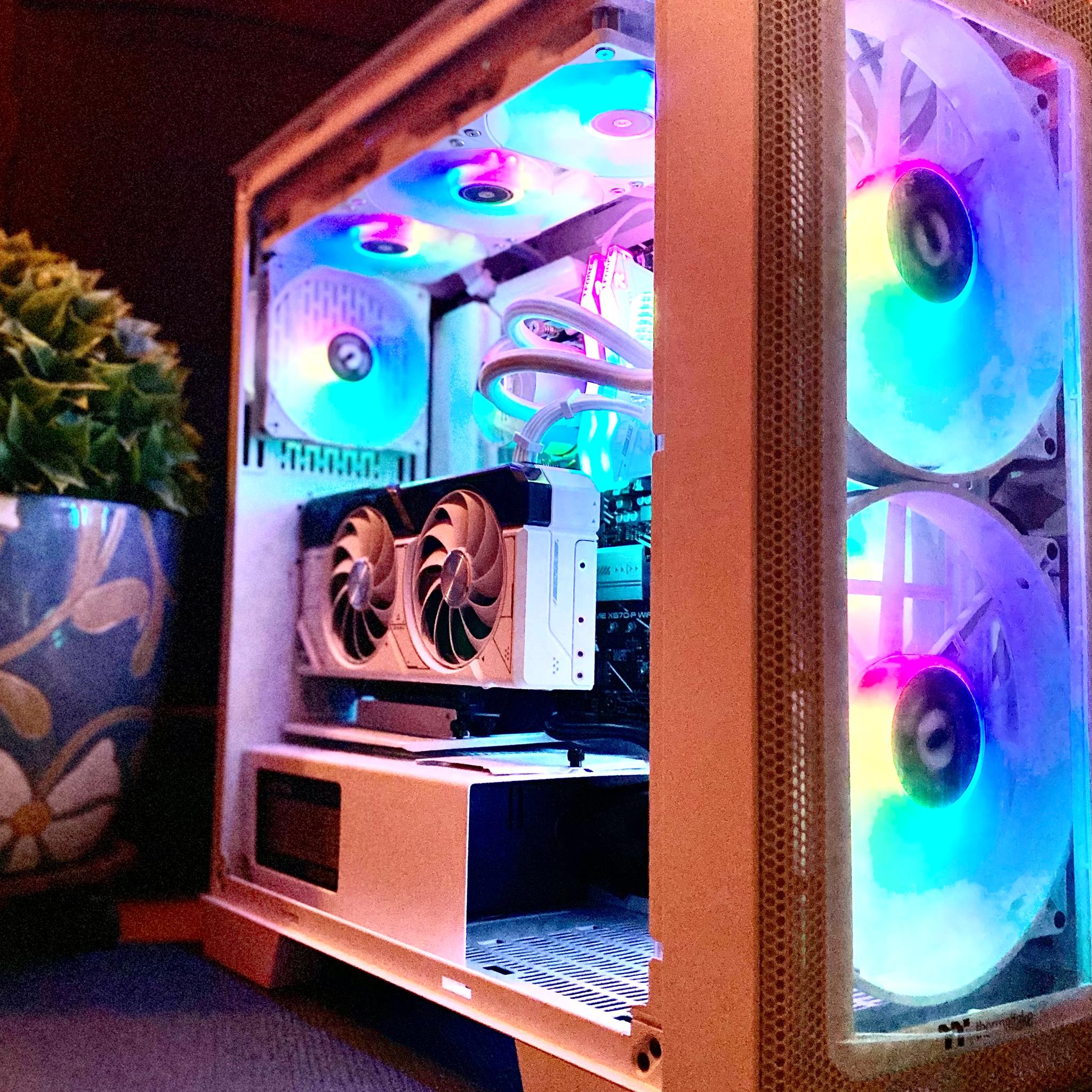 ⚪️Pro Gaming PC| Asus RTX 4070 12GB| Ryzen 7000 series(AM5)| 32GB DDR5 RAM| 1TB NVMe SSD| Windows 11