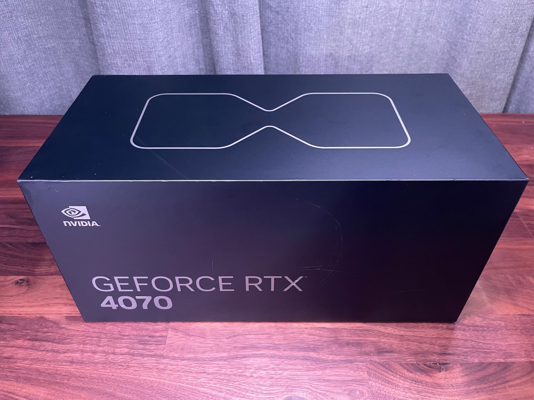 NVIDIA RTX 4070 FOUNDERS EDITION | PCIE ADAPTER CABLE NOT INCLUDED