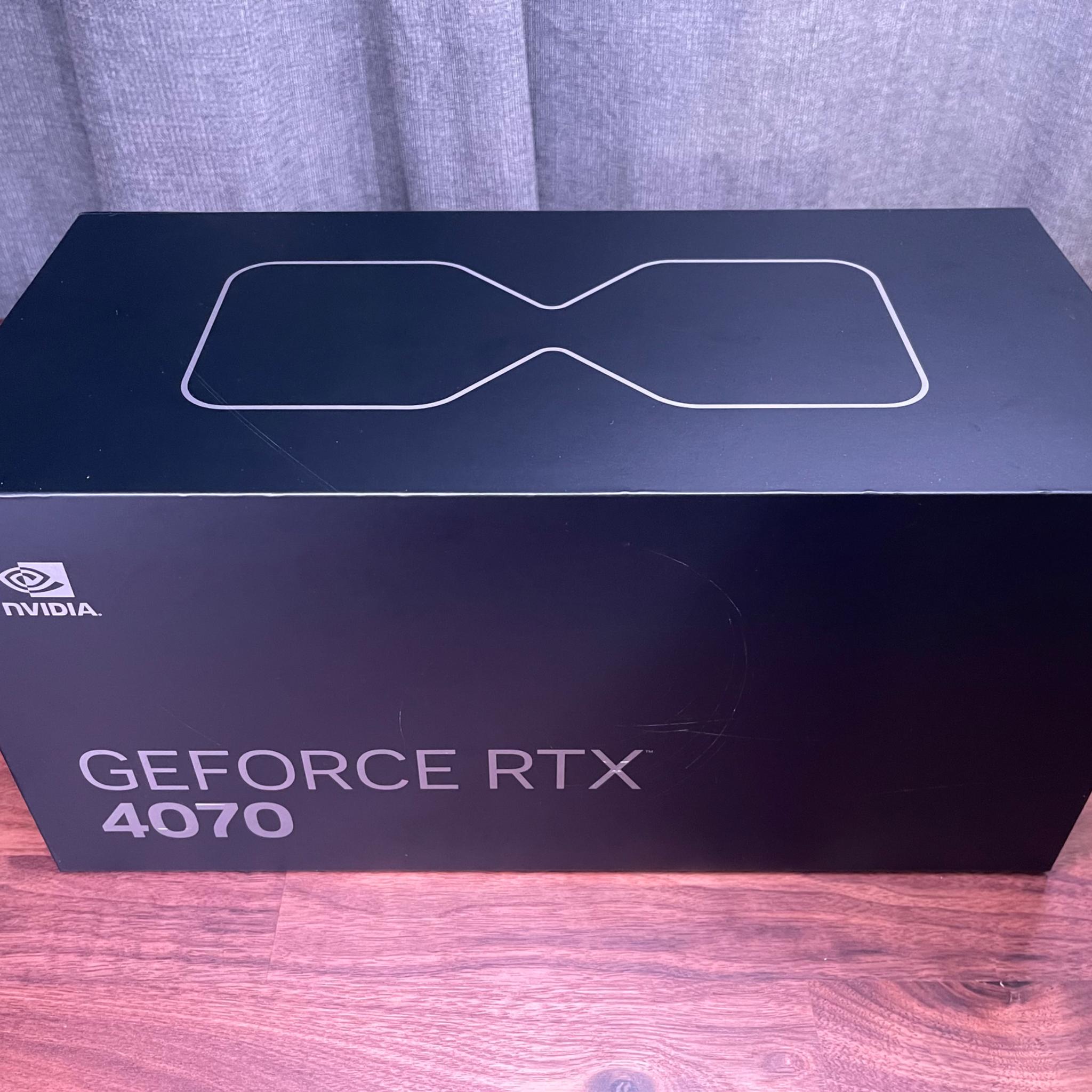 NVIDIA RTX 4070 FOUNDERS EDITION | PCIE ADAPTER CABLE NOT INCLUDED