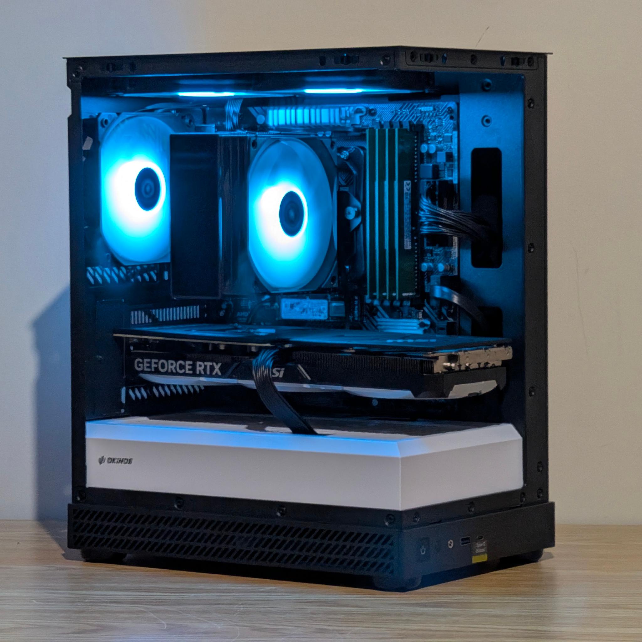 💙🖤Ryzen 7 3800x | RTX 4070 | 32GB DDR4 | 1TB SSD | Gaming PC🖤💙