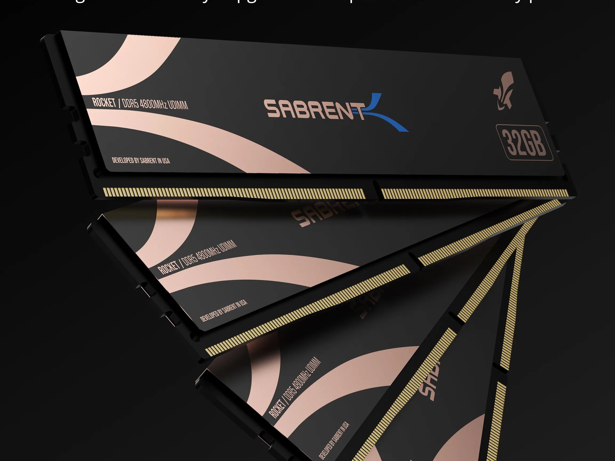 SABRENT DDR5 4800MHz 32GB U-DIMM Module for Desktops and PCs Memory