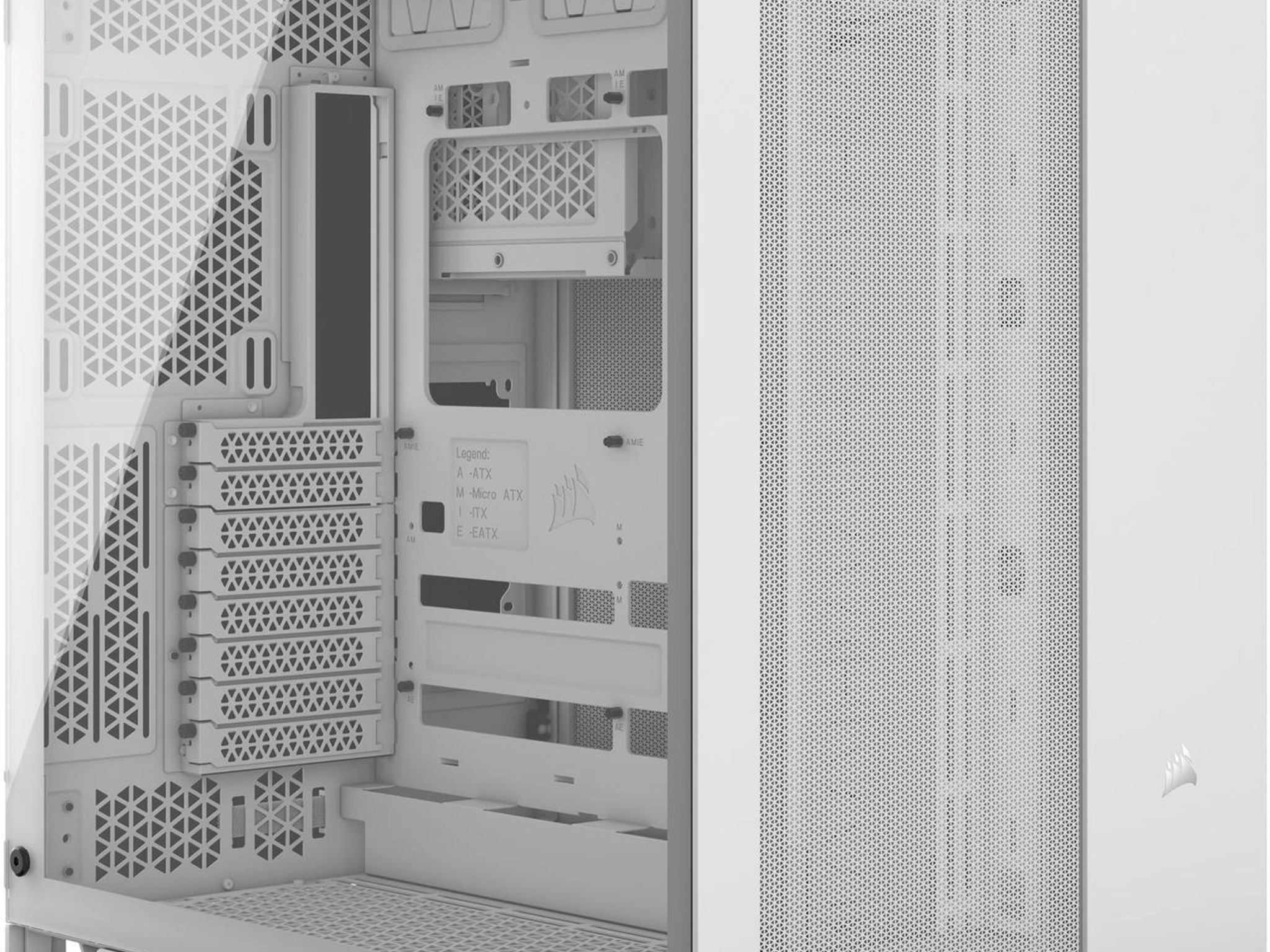 CORSAIR 6500D AIRFLOW White Mid-Tower ATX Dual Chamber PC Case