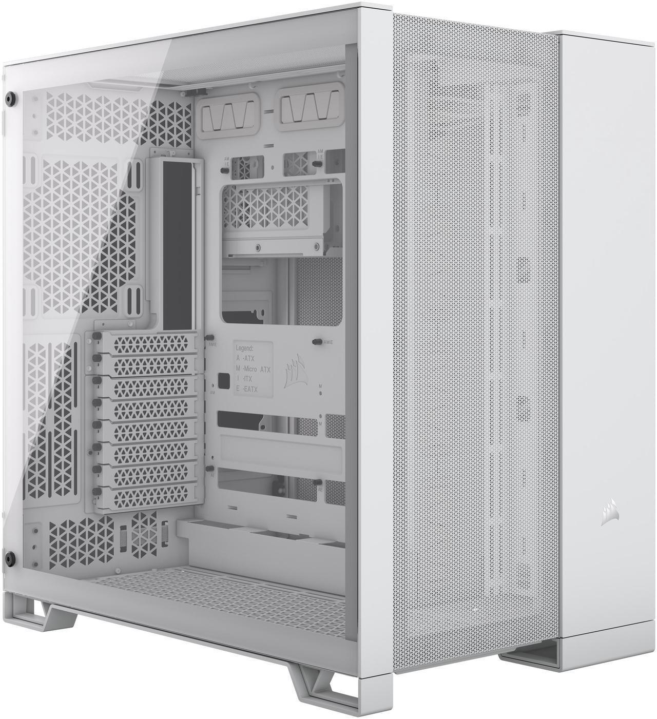 CORSAIR 6500D AIRFLOW White Mid-Tower ATX Dual Chamber PC Case