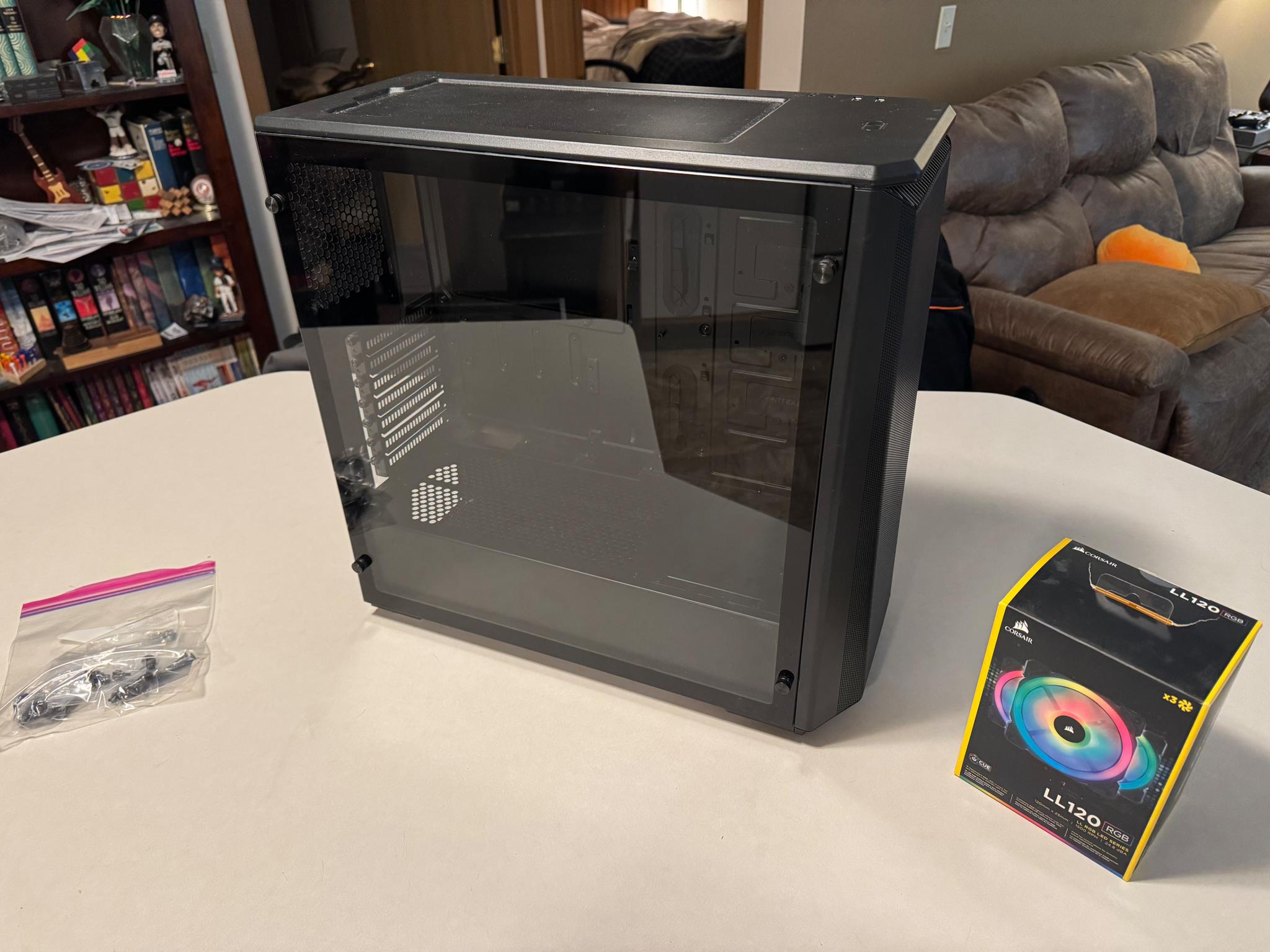 Phanteks Eclipse P400A Mid-Tower PC Case + 3 Corsair LL120 Fans