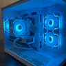 All white gaming pc with |RTX 4060 oc|ryzen 5 5600| 32gb ddr4 3200mhz