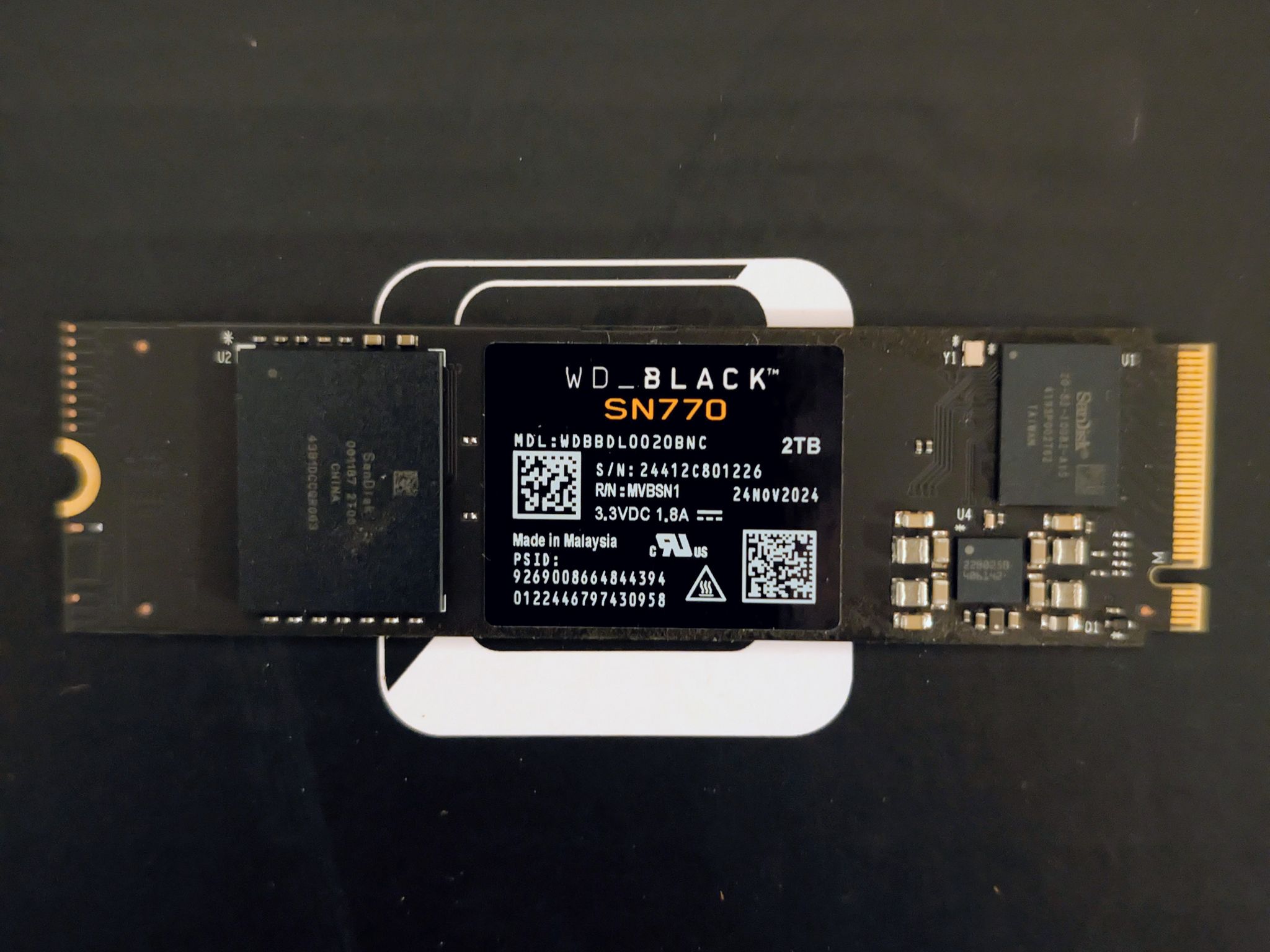 Western Digital SN770 2TB M.2 NVME SSD