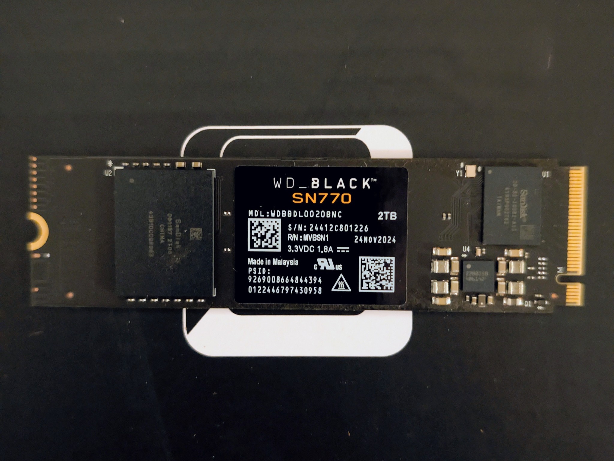 Western Digital SN770 2TB M.2 NVME SSD