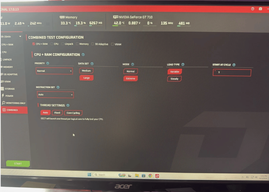 Gigabyte B850 Gaming WiFi 6 Motherboard - AM5 - (Working with Physical Damage)