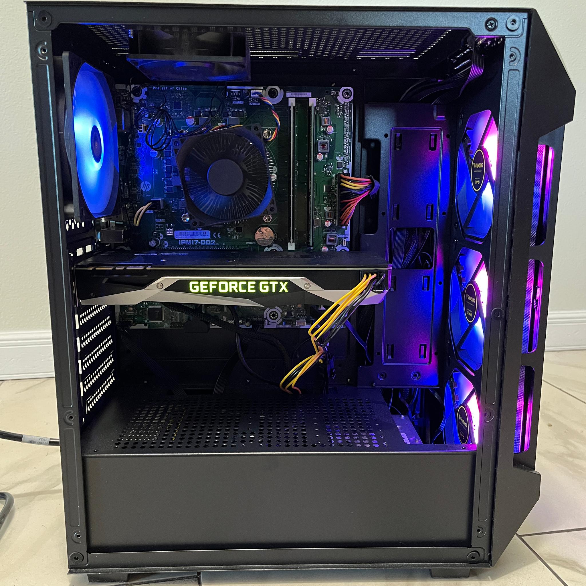 NVIDIA GTX 1080, Intel i7-6700, 12GB RAM, 870 GB Storage, High FPS Gaming PC w/ Wi-Fi + Bluetooth