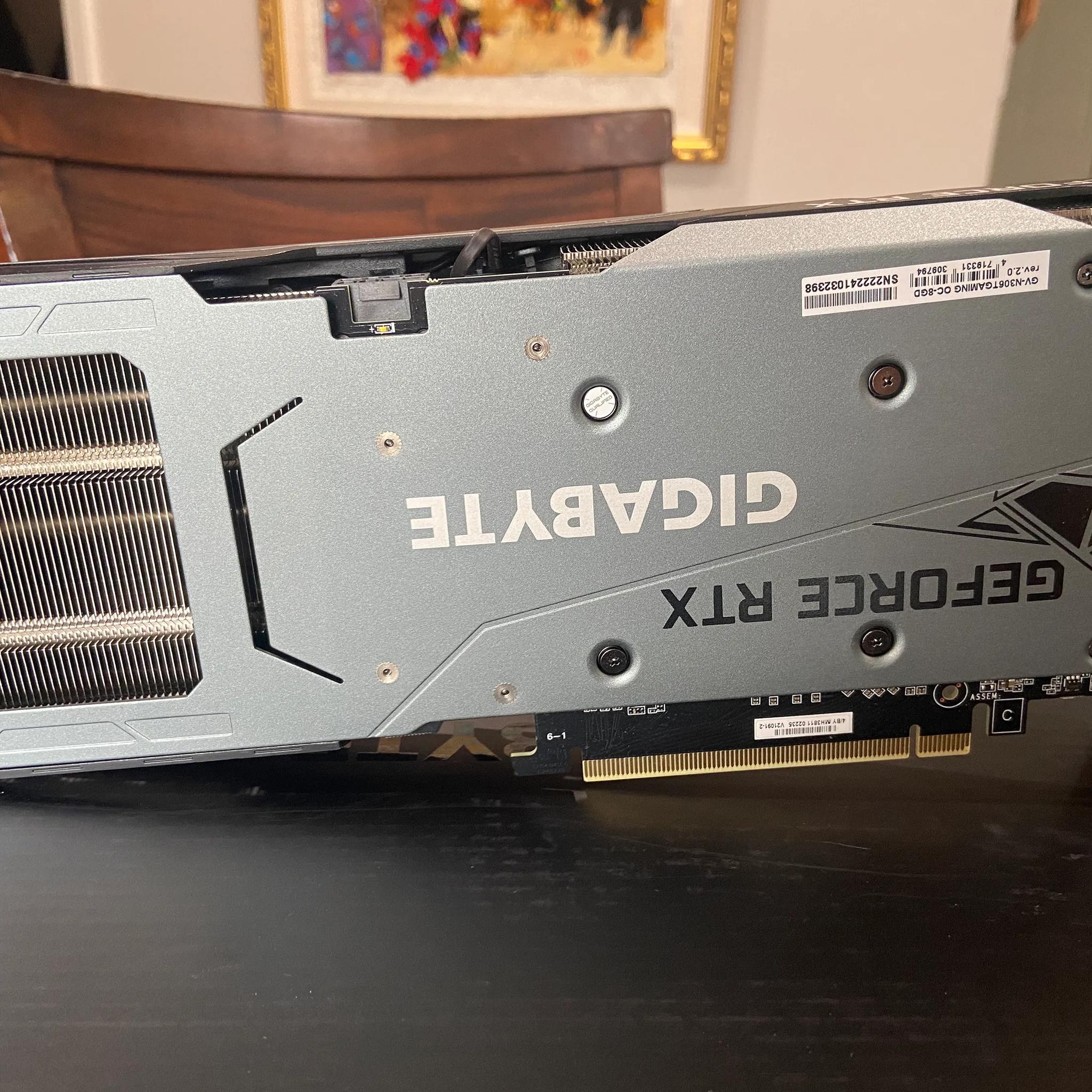 Gigabyte Gaming 8G Nvidia GeForce RTX 3060 Ti