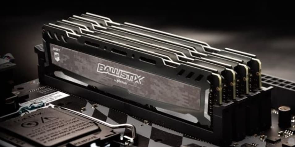 Ballistix Sport LT 16GB (2 x 8GB) DDR4 2400 (PC4 19200) Memory