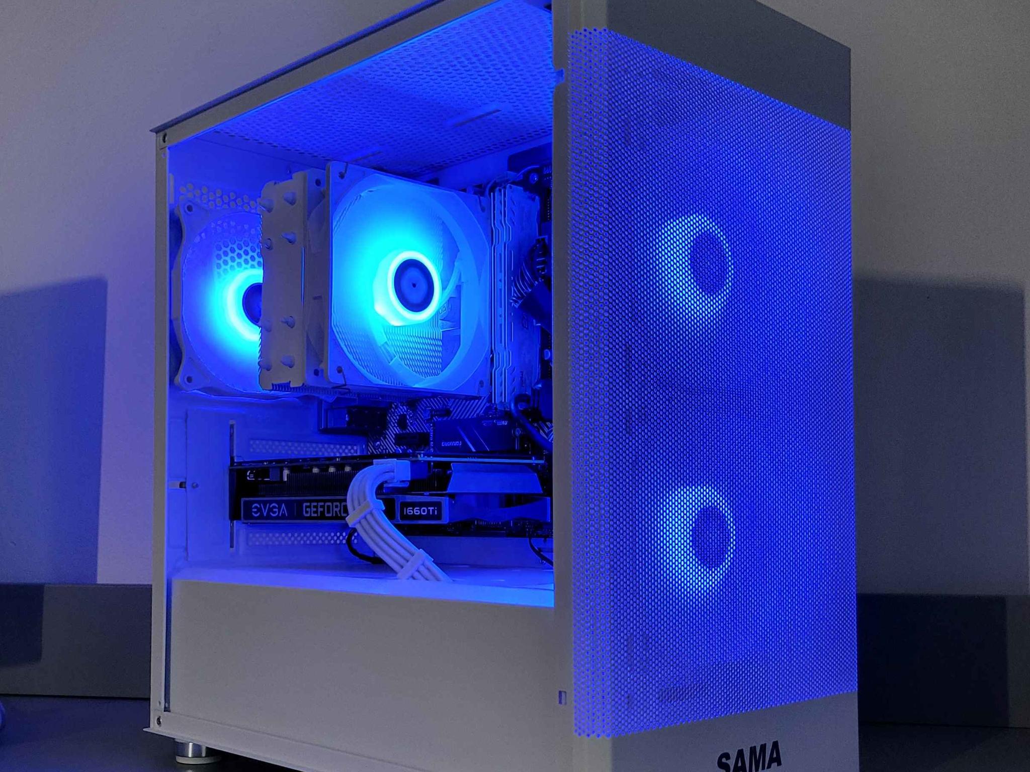 White Beauty! Workstation & Gaming PC | Ryzen 7 | 32GB RAM | 1TB | GTX 1660 Ti | Wi-Fi | Bluetooth
